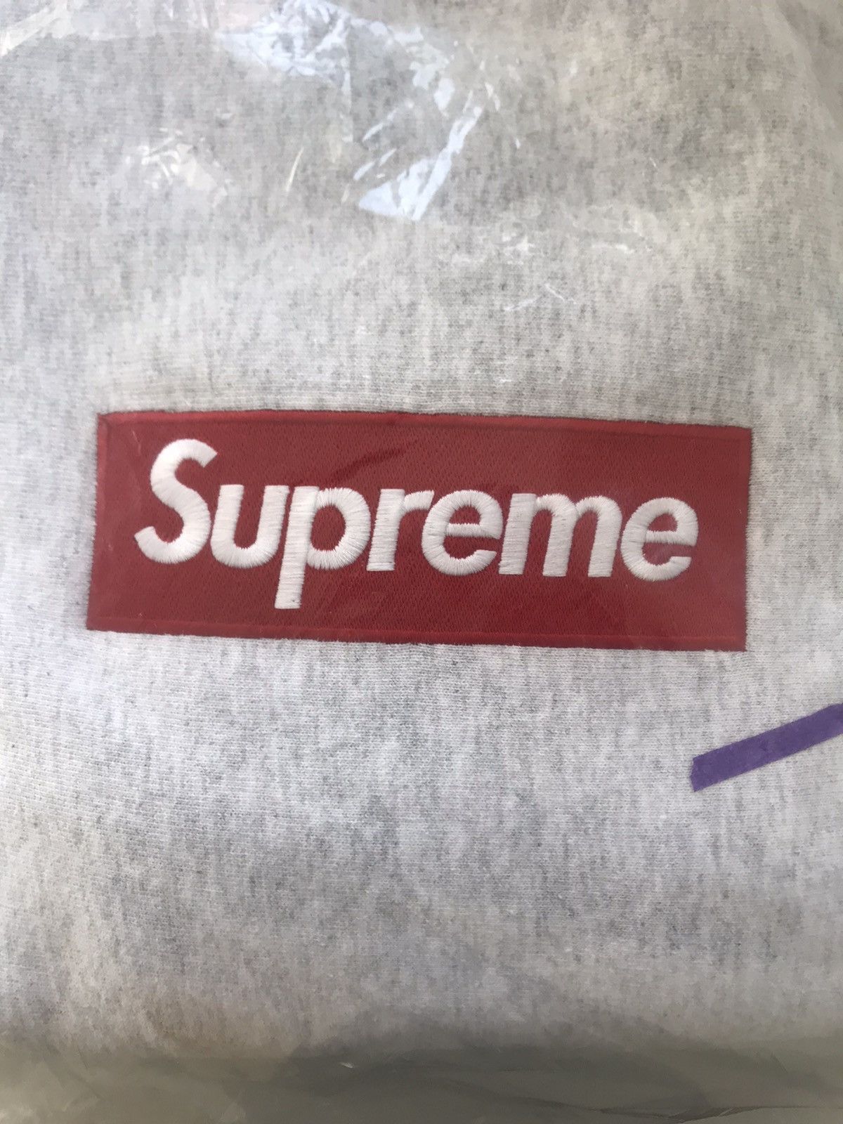 Supreme Supreme box logo heather grey FW 2018 Size US M / EU 48-50 / 2 - 3 Thumbnail