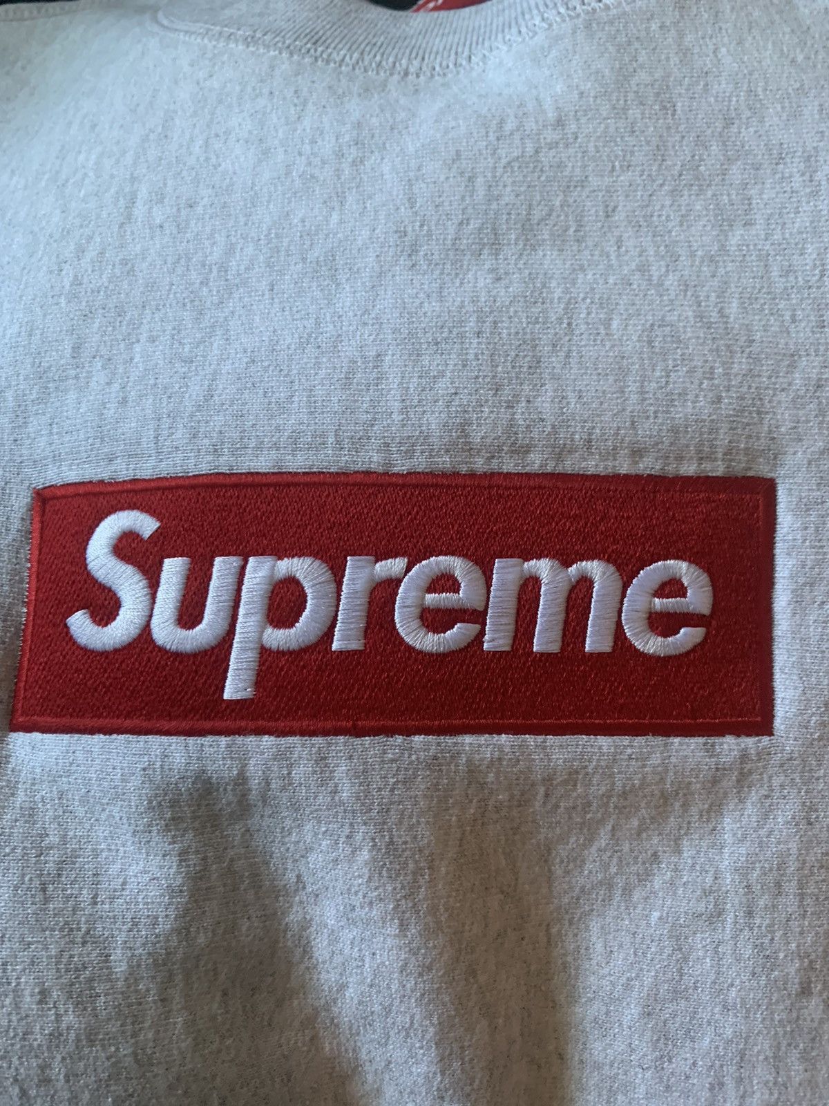 Supreme Supreme box logo heather grey FW 2018 Size US M / EU 48-50 / 2 - 8 Thumbnail