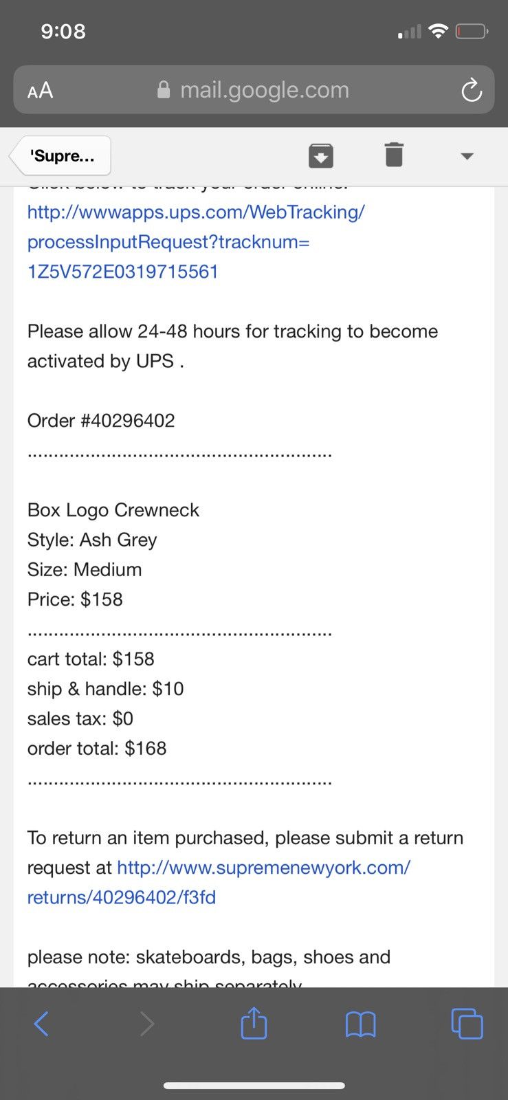 Supreme Supreme box logo heather grey FW 2018 Size US M / EU 48-50 / 2 - 16 Thumbnail