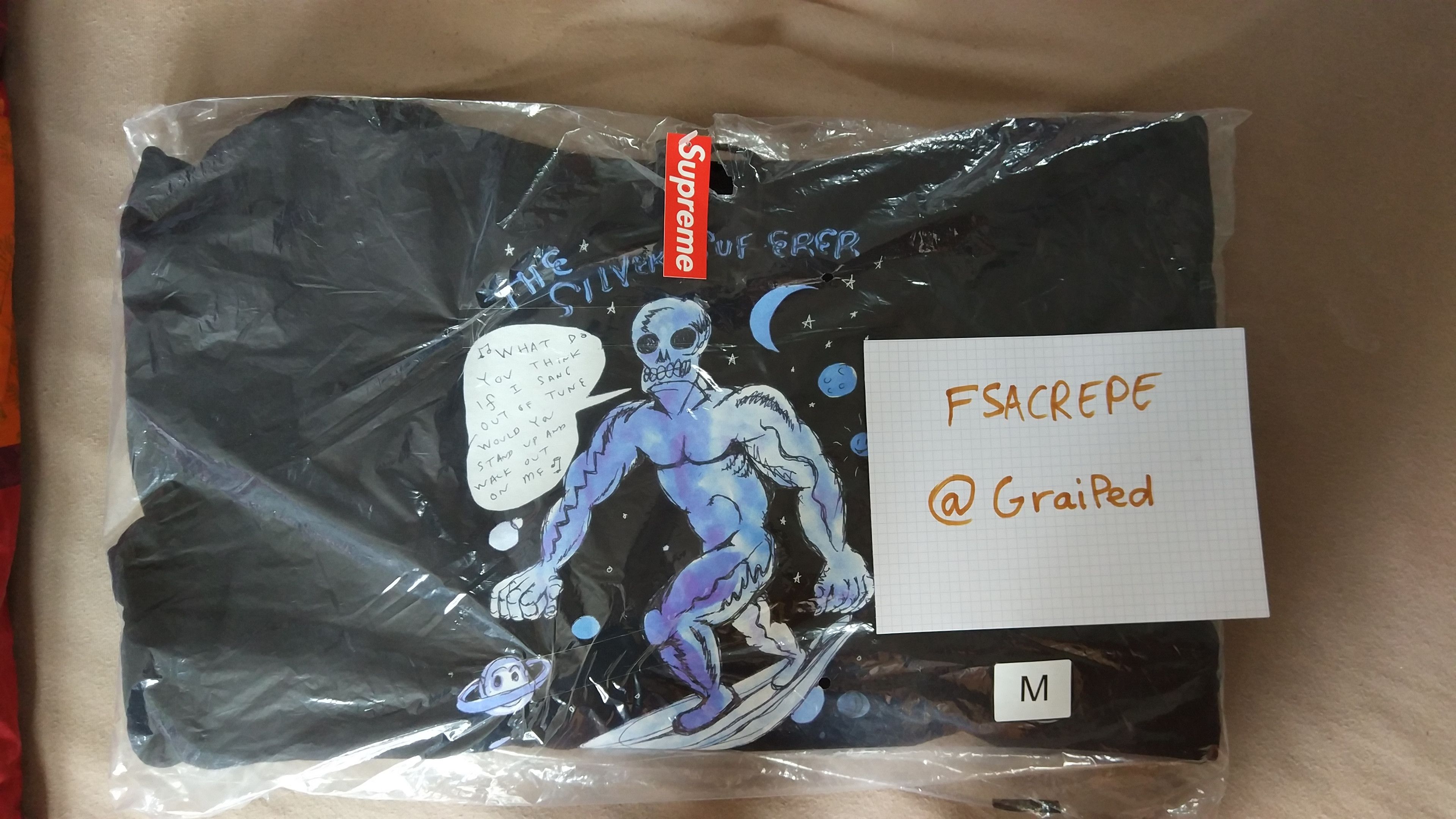 Supreme daniel johnston hooded sweatshirt hotsell