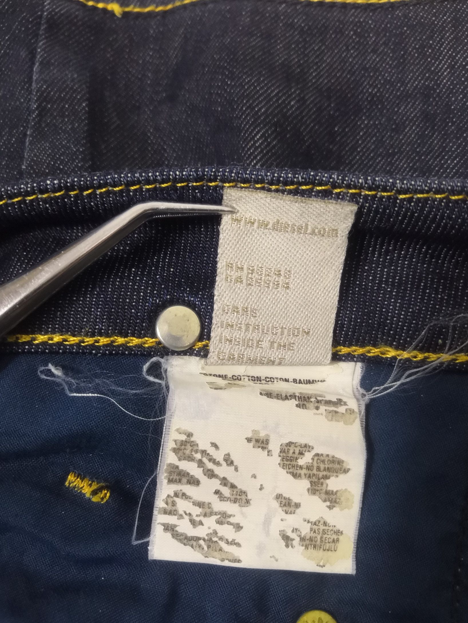 Diesel Diesel Clush Skinny Jeans Stretch Made In Italy Size US 29 - 8 Thumbnail