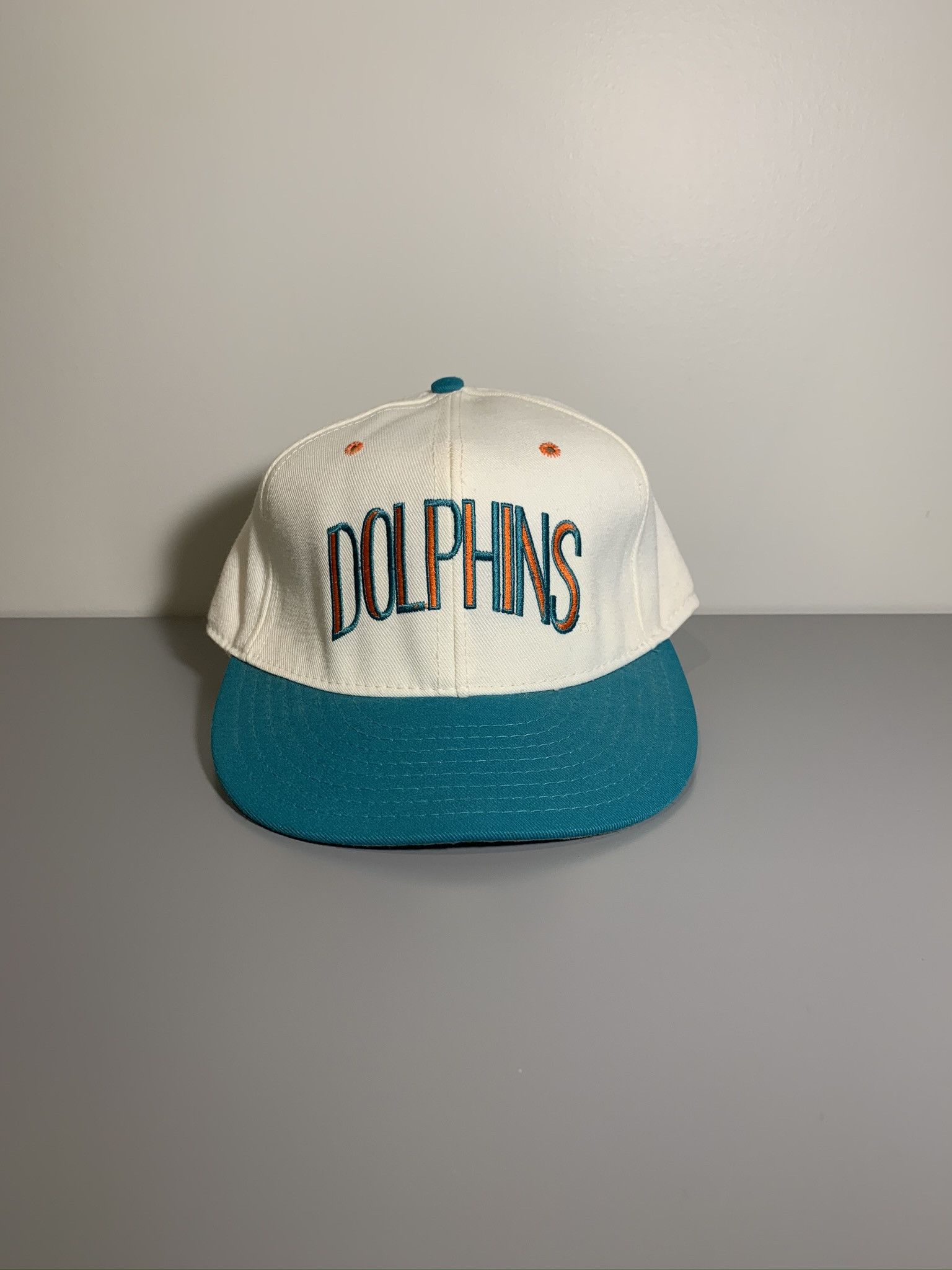 Vintage Miami Dolphins Snapback by Designer Award Cap Rare 90s 