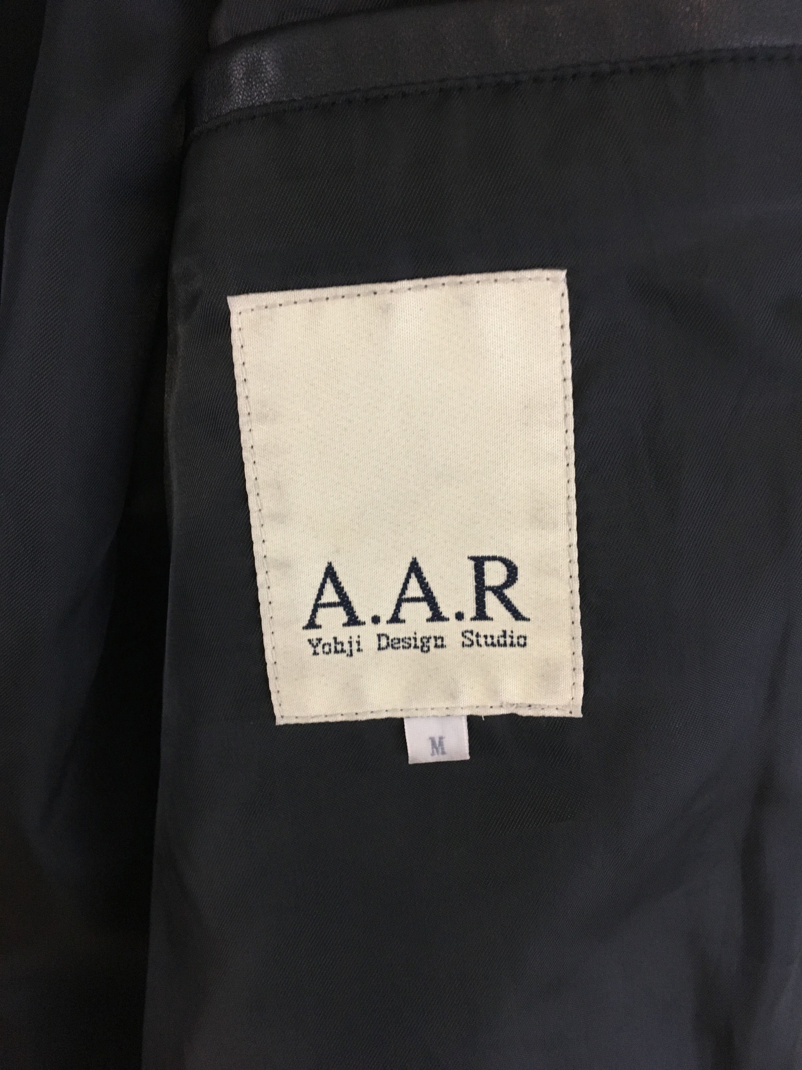 Yohji Yamamoto A.A.R Design Studio Leather Jacket Size US M / EU 48-50 / 2 - 7 Thumbnail