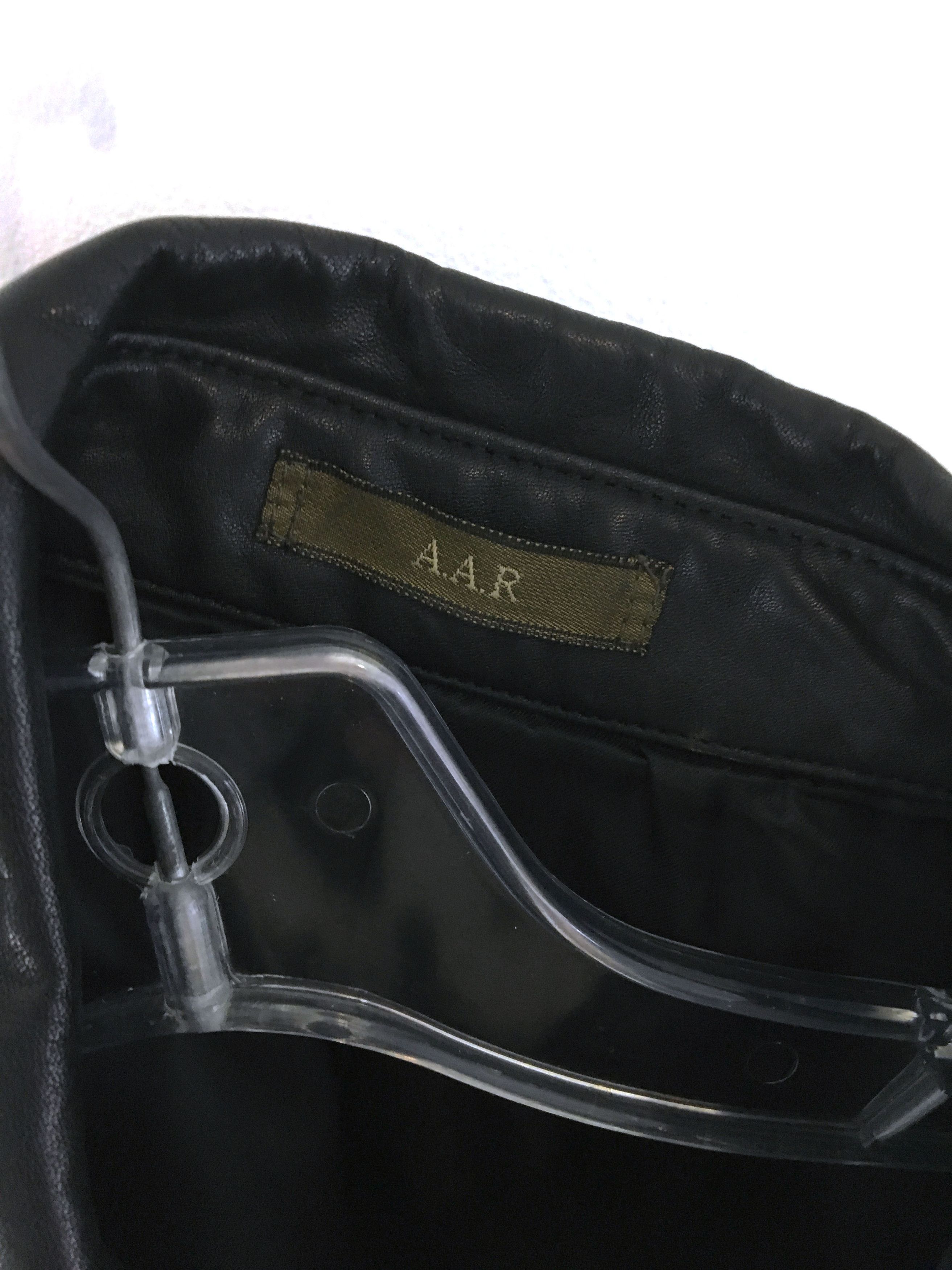 Yohji Yamamoto A.A.R Design Studio Leather Jacket Size US M / EU 48-50 / 2 - 3 Thumbnail