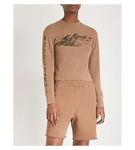 Yeezy Season Yeezy Season 6 printed thermal sweater Grailed