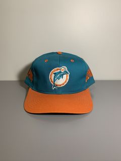 Vintage 90s Miami Dolphins Twins Enterprise Plain Logo SnapBack Hat Cap NFL