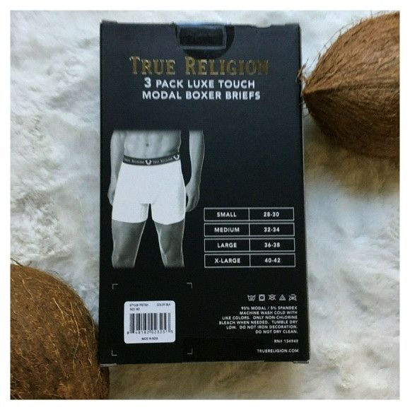 True Religion True Religion 3-pack Boxer Briefs New M Size ONE SIZE - 4 Thumbnail