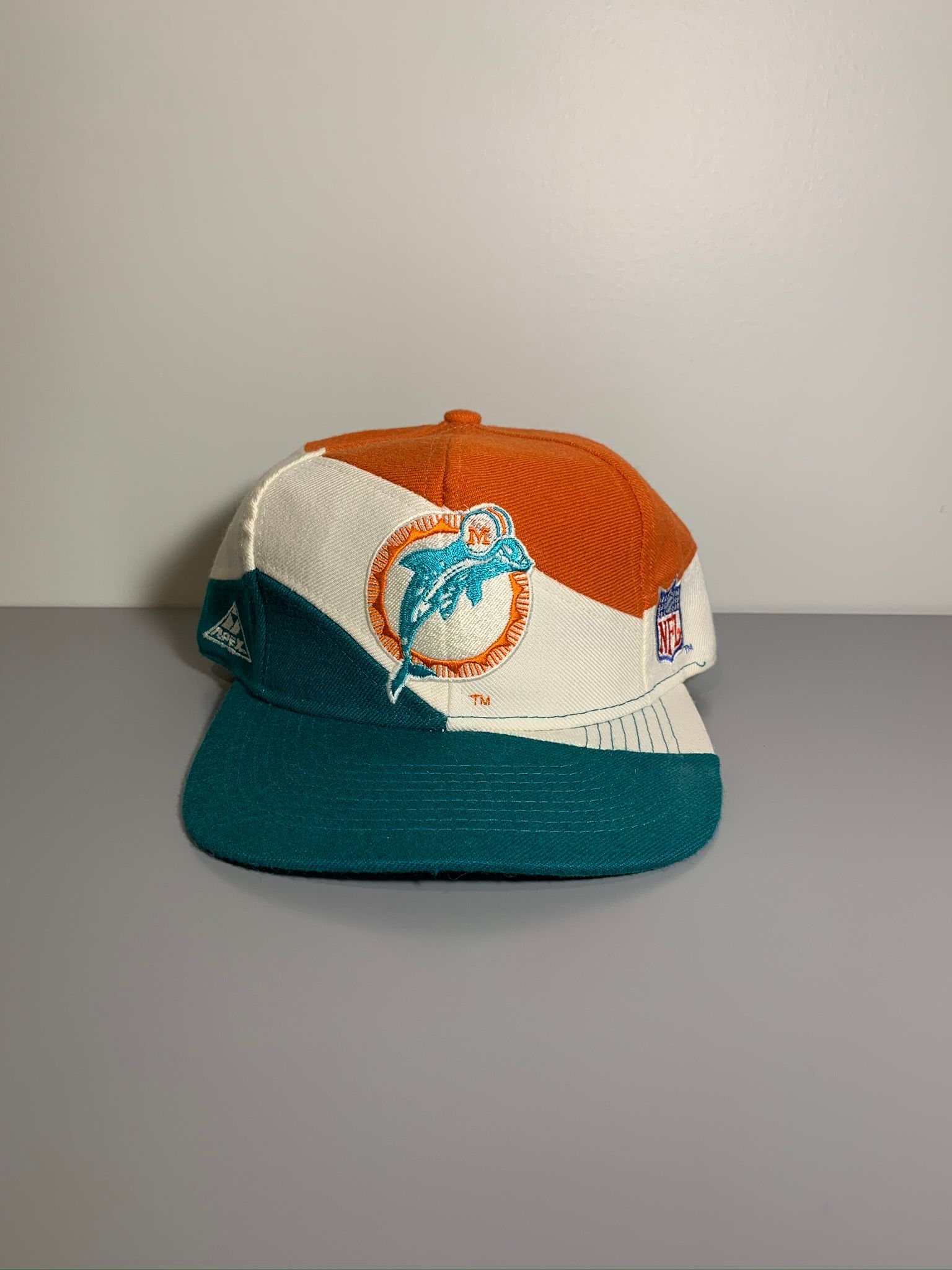 Vintage Miami Dolphins Tri-Color Apex 80s 90s Wool Hat