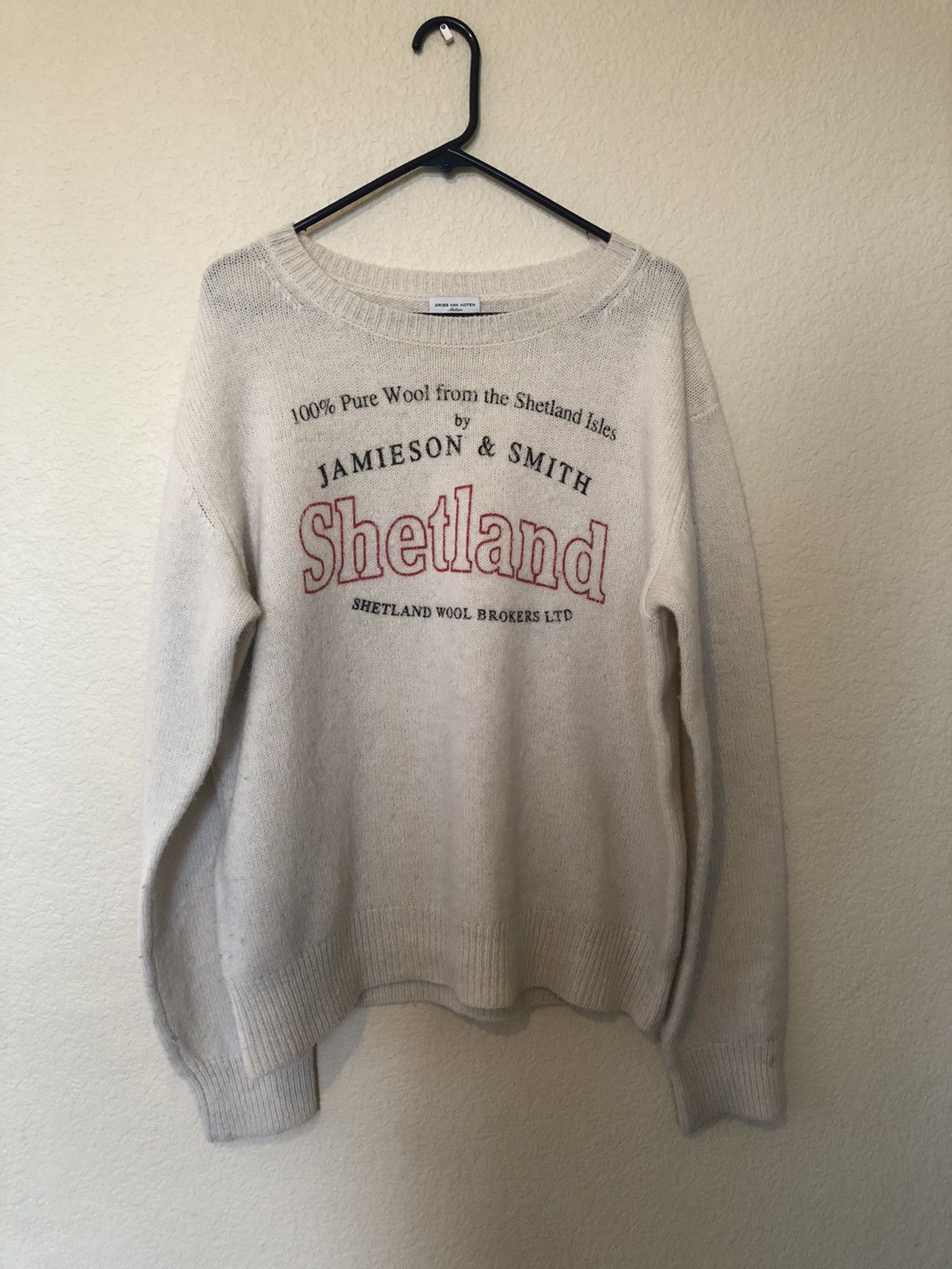 Dries van noten outlet shetland jumper