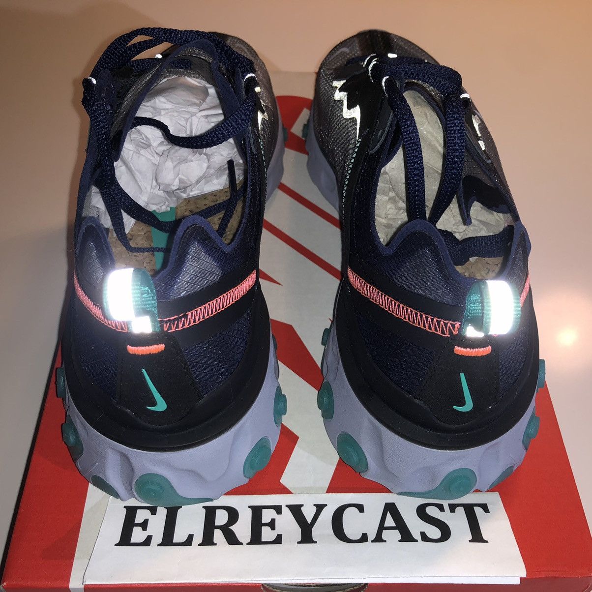 Nike React Element 87 Neptune Green 2018 Size US 10 / EU 43 - 6 Thumbnail