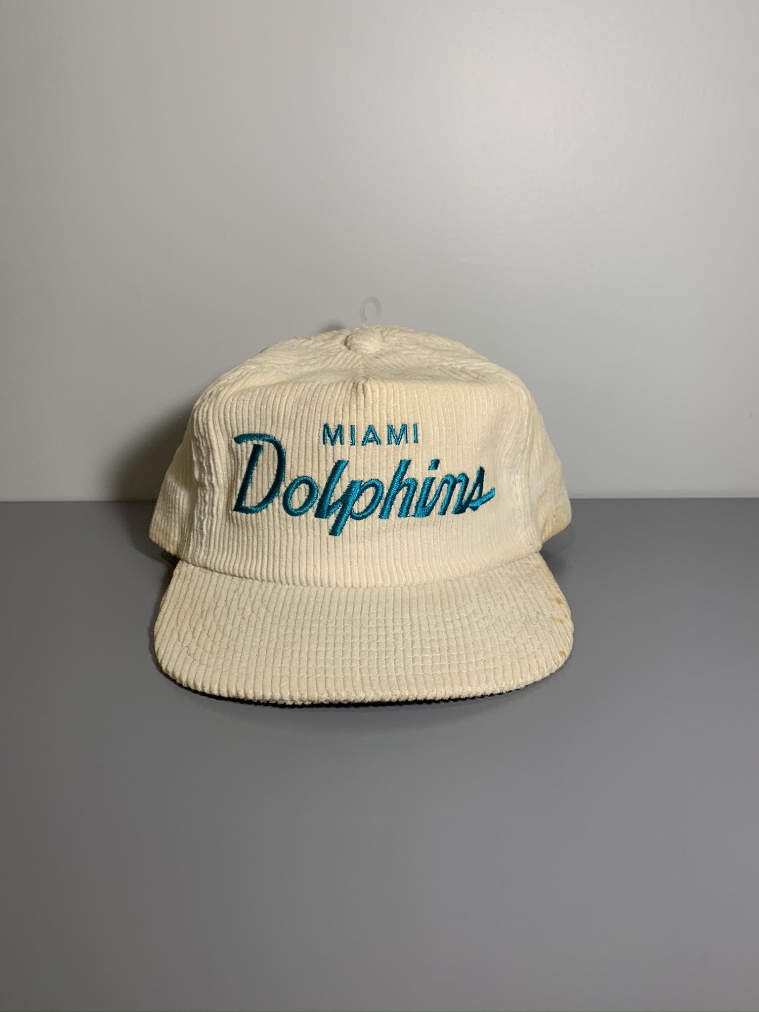 miami dolphins corduroy hat