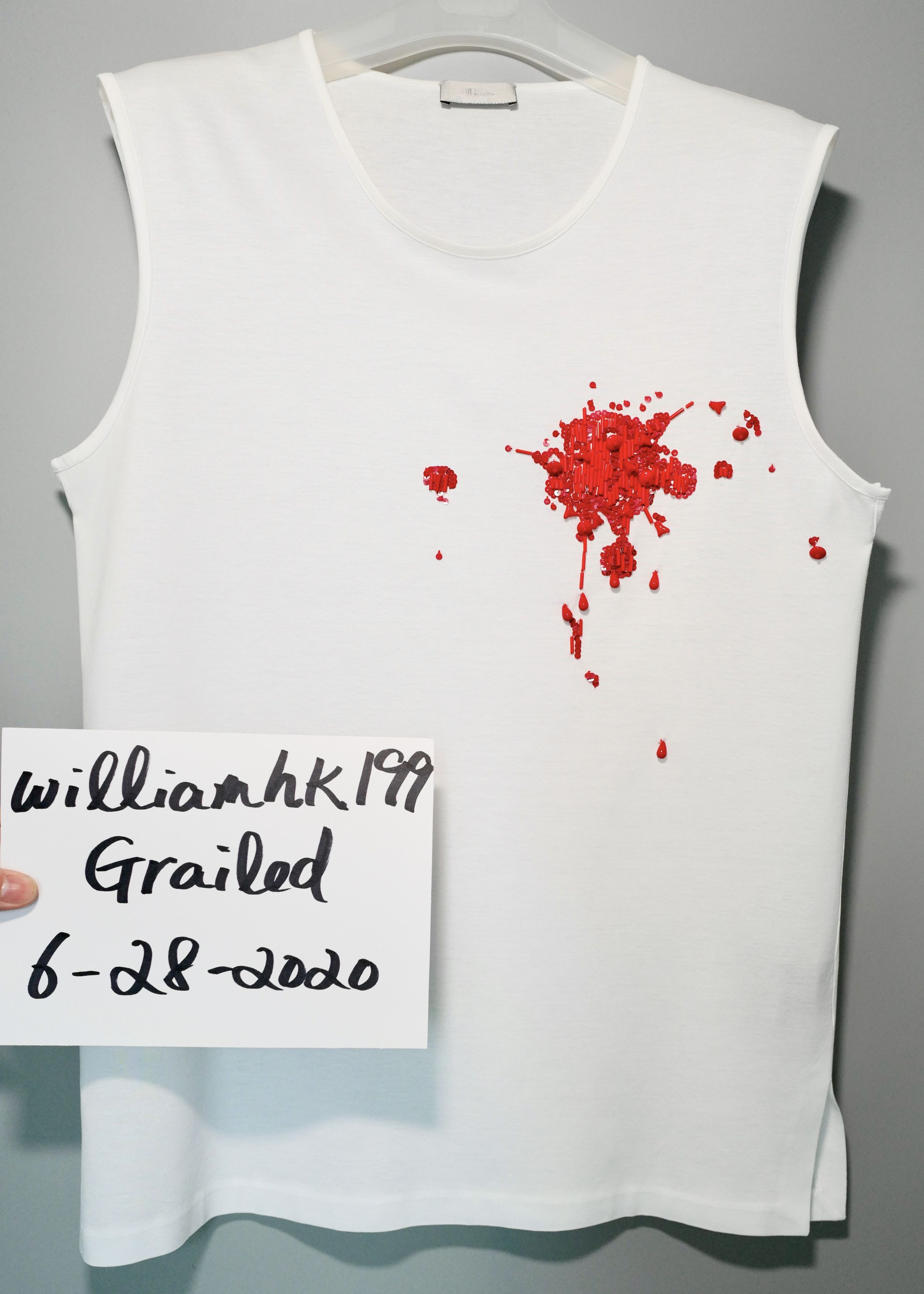 Dior DIOR HOMME BY HEDI SLIMANE Blood Wound Sleeveless T