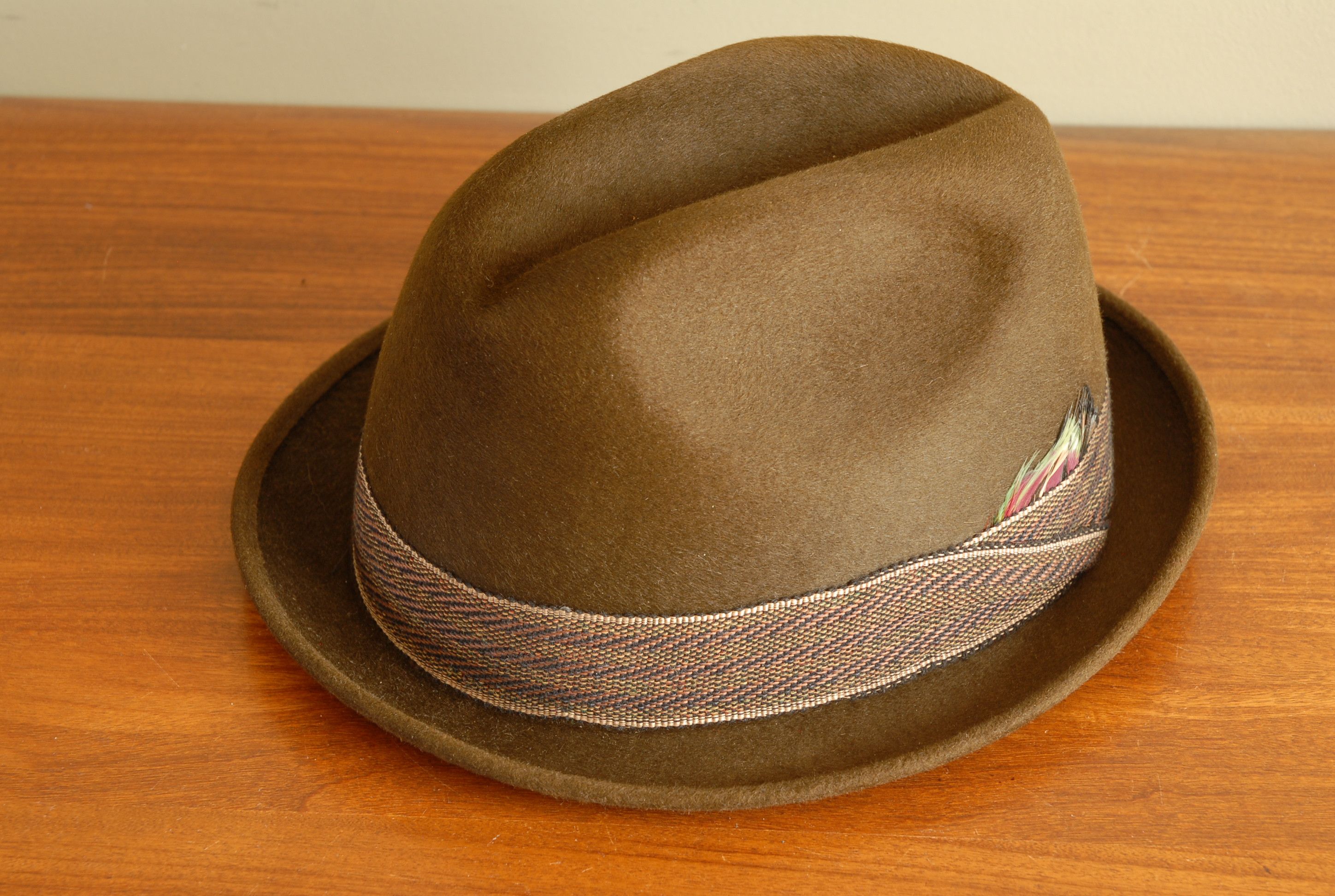 Stetson 1950s Royal Stetson hazel with bronze/copper cloth band Size ONE SIZE - 2 Thumbnail