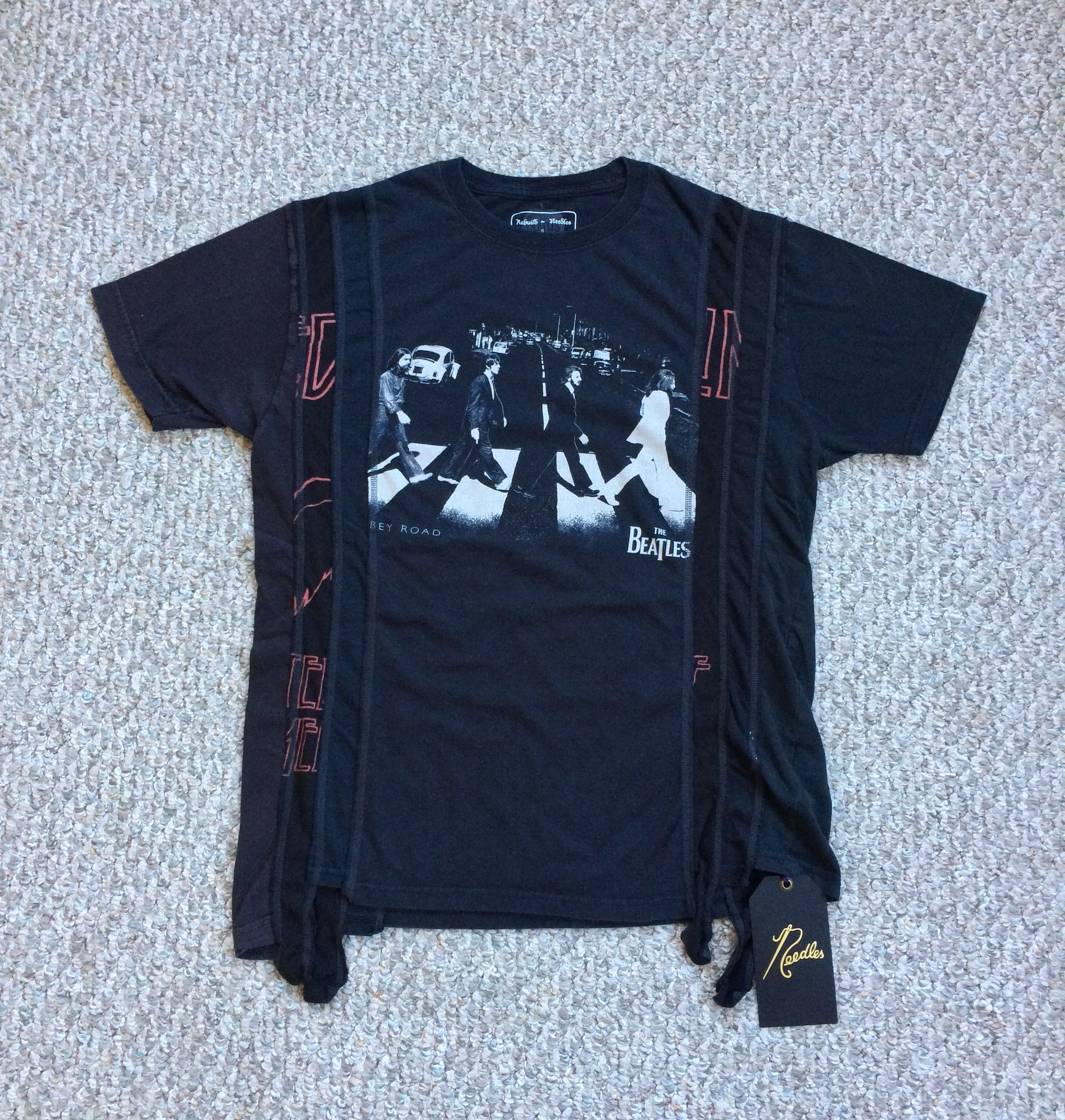 Pre-owned Needles Nwt Rebuild By  7 Cut Beatles T-shirt In Multi