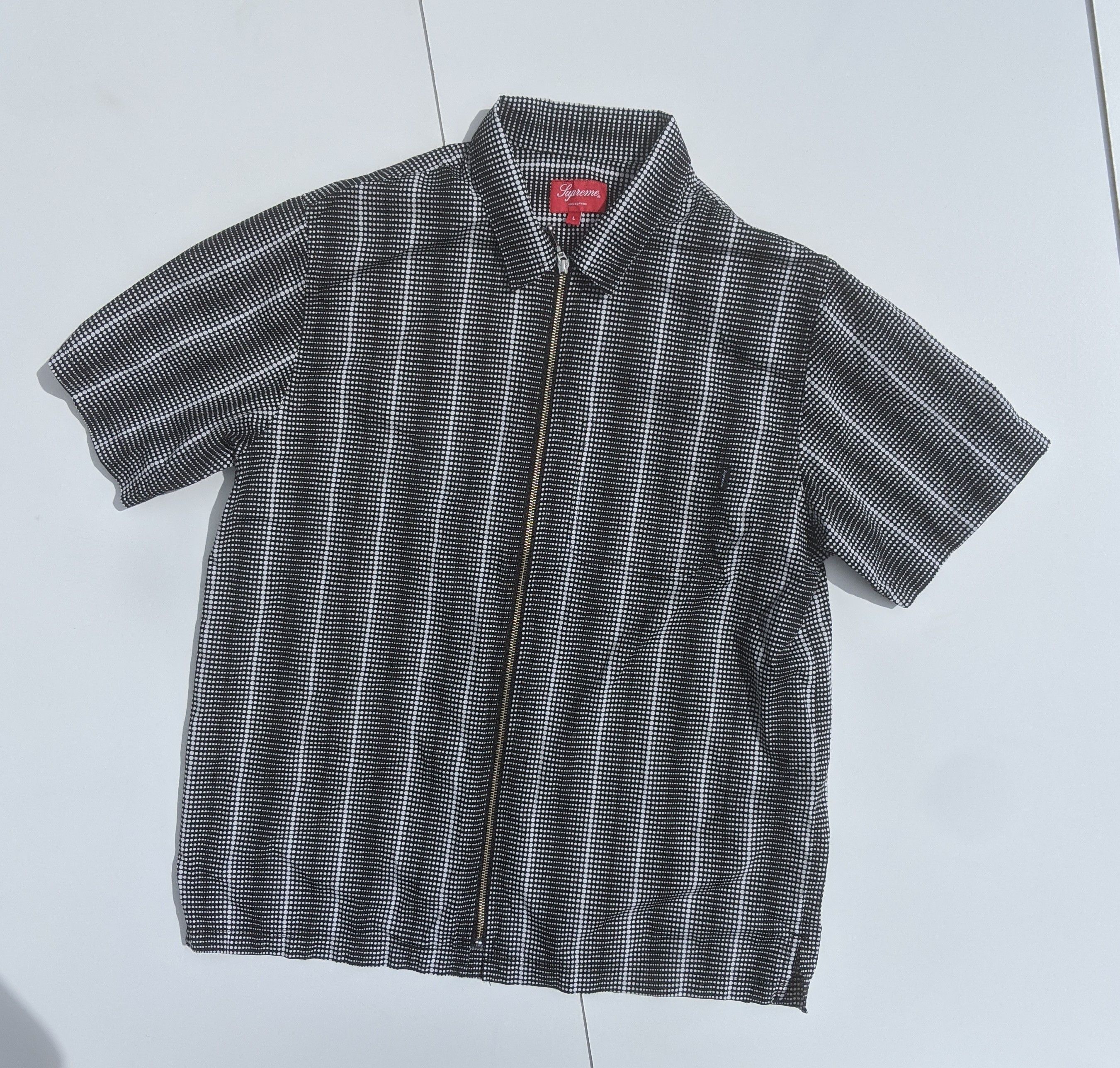 Supreme Supreme cheetah pile zip shirt | Grailed