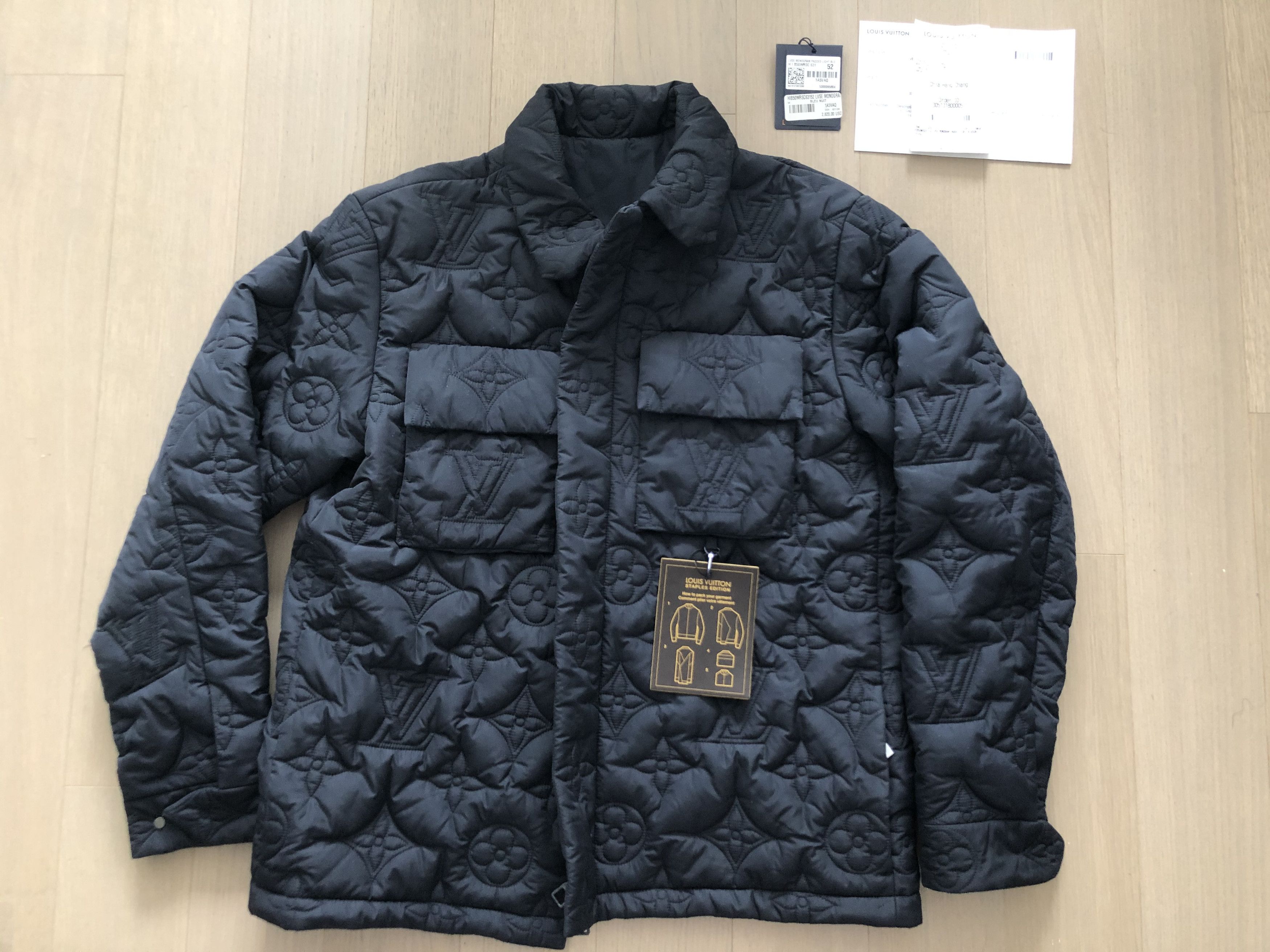 Louis Vuitton Staples Edition NYLON RAIN HOODY BLOUSON - Men