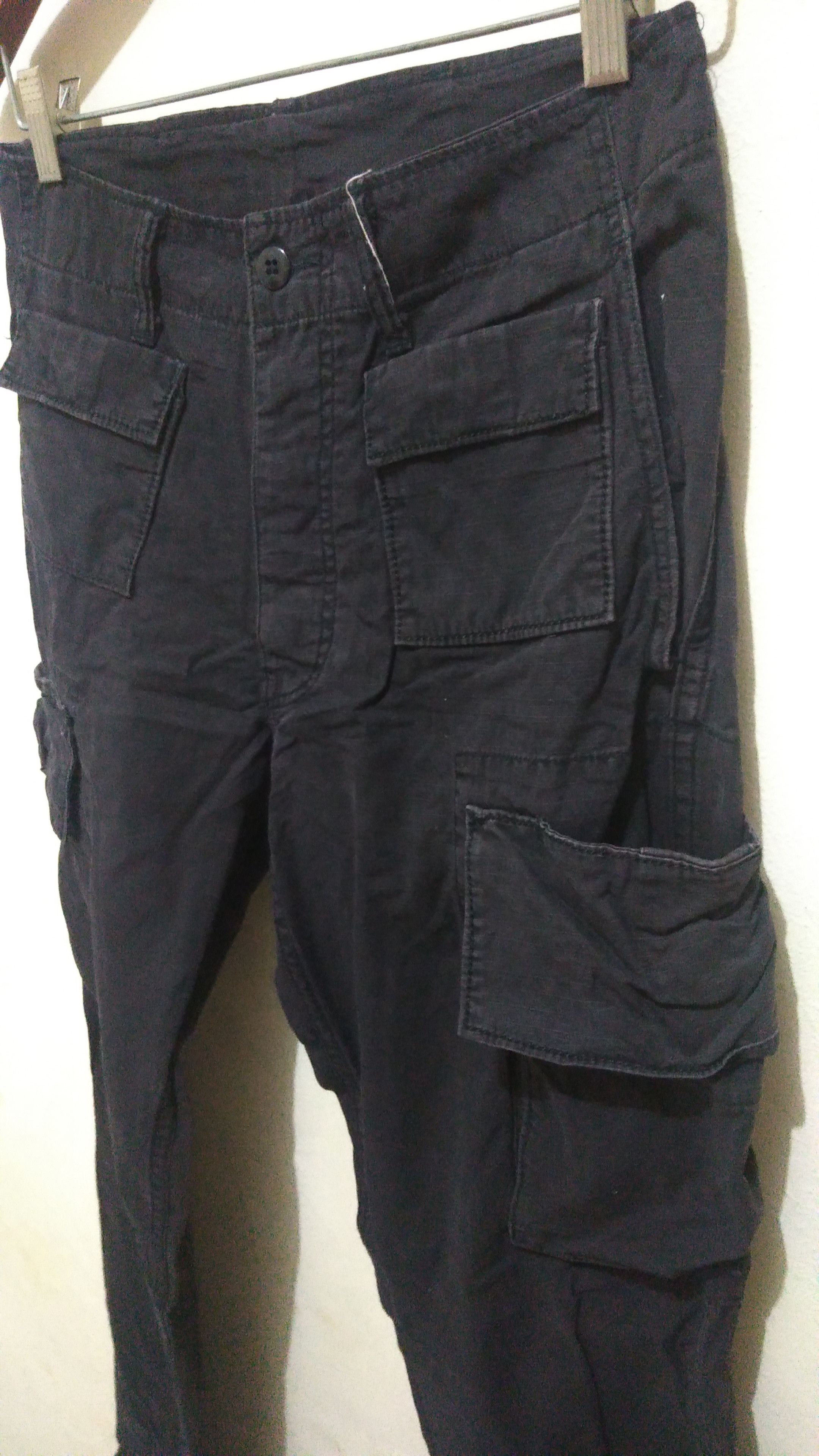Alchemist × Japanese Brand SKULL JEANS ALCHEMIST Multipockets Ripstop Cargo Pants Size US 30 / EU 46 - 4 Thumbnail