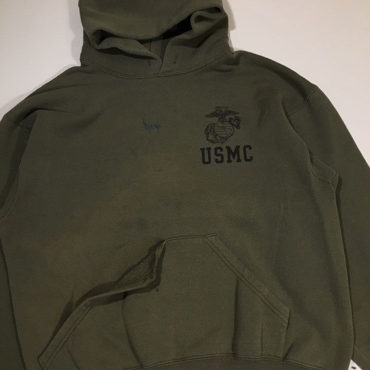 Vintage Vintage USMC Military Hoodie Size US M / EU 48-50 / 2 - 2 Thumbnail
