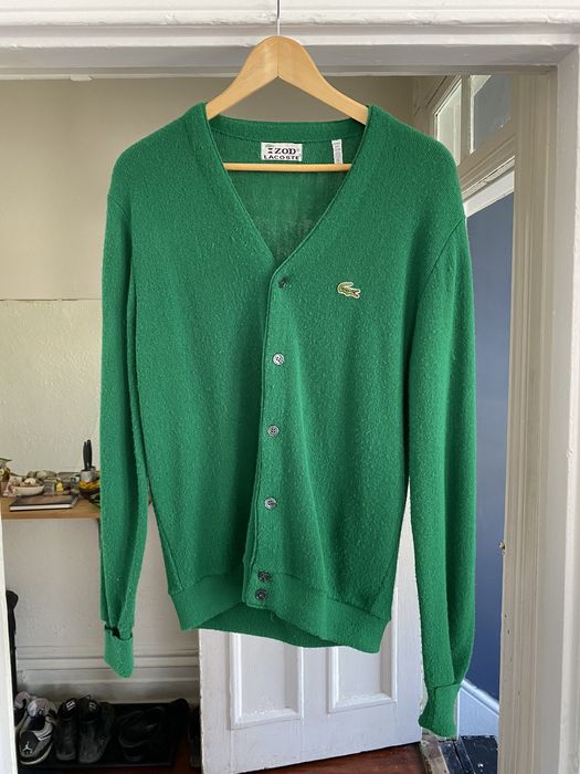 Lacoste discount green cardigan