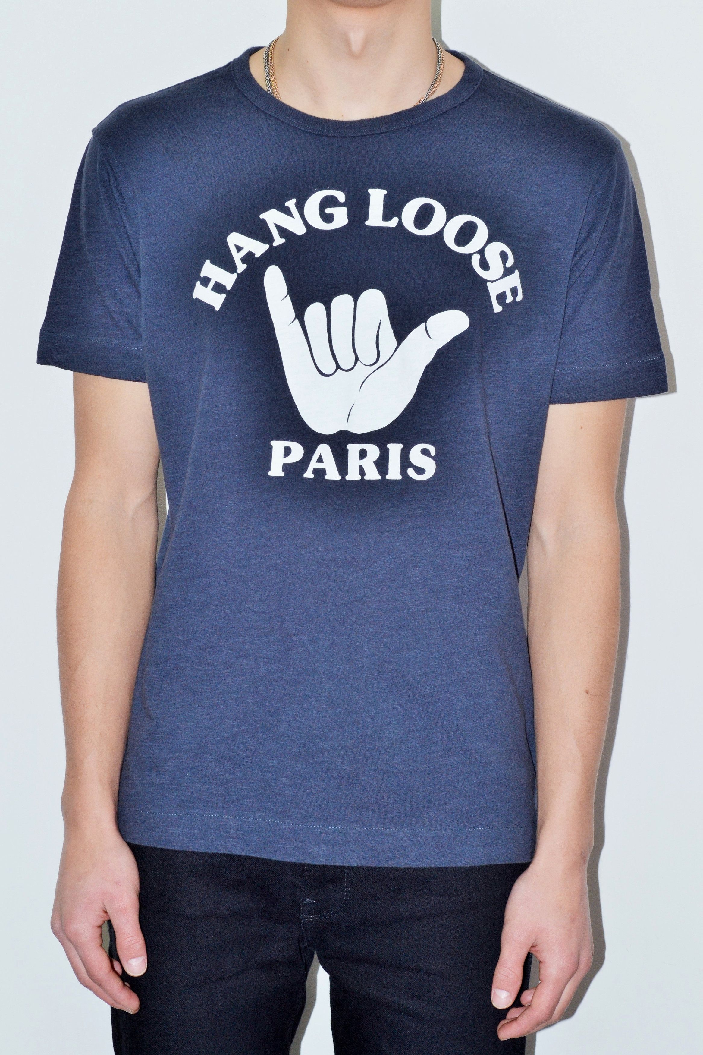 YMC You Must Create YMC Hang Loose Paris Graphite T-Shirt Tee Size US M / EU 48-50 / 2 - 1 Thumbnail