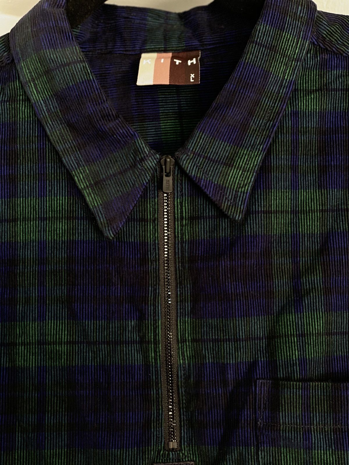 Kith Kith green/navy plaid light corduroy jacket Size US XL / EU 56 / 4 - 1 Thumbnail