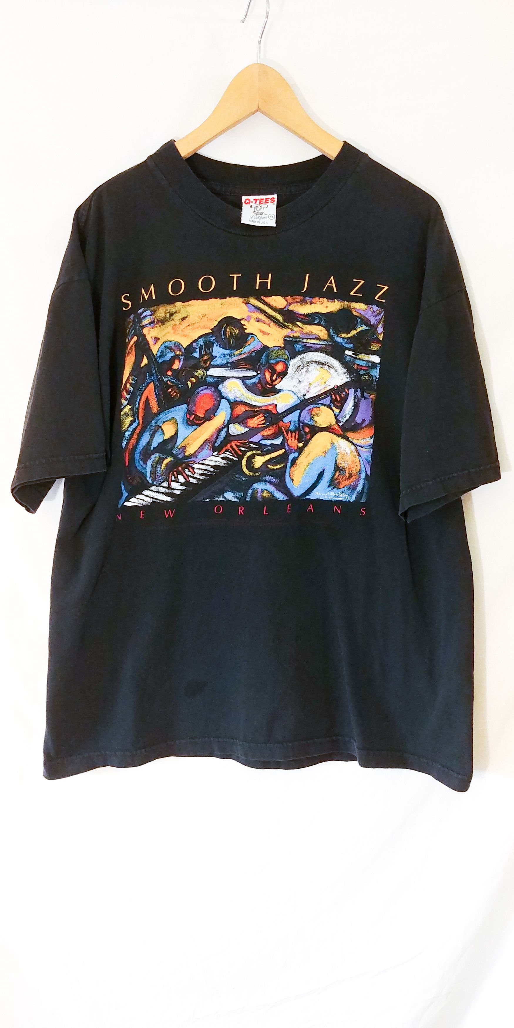 Vintage 1994 Vintage New Orleans Smooth Jazz Short Sleeve Tee