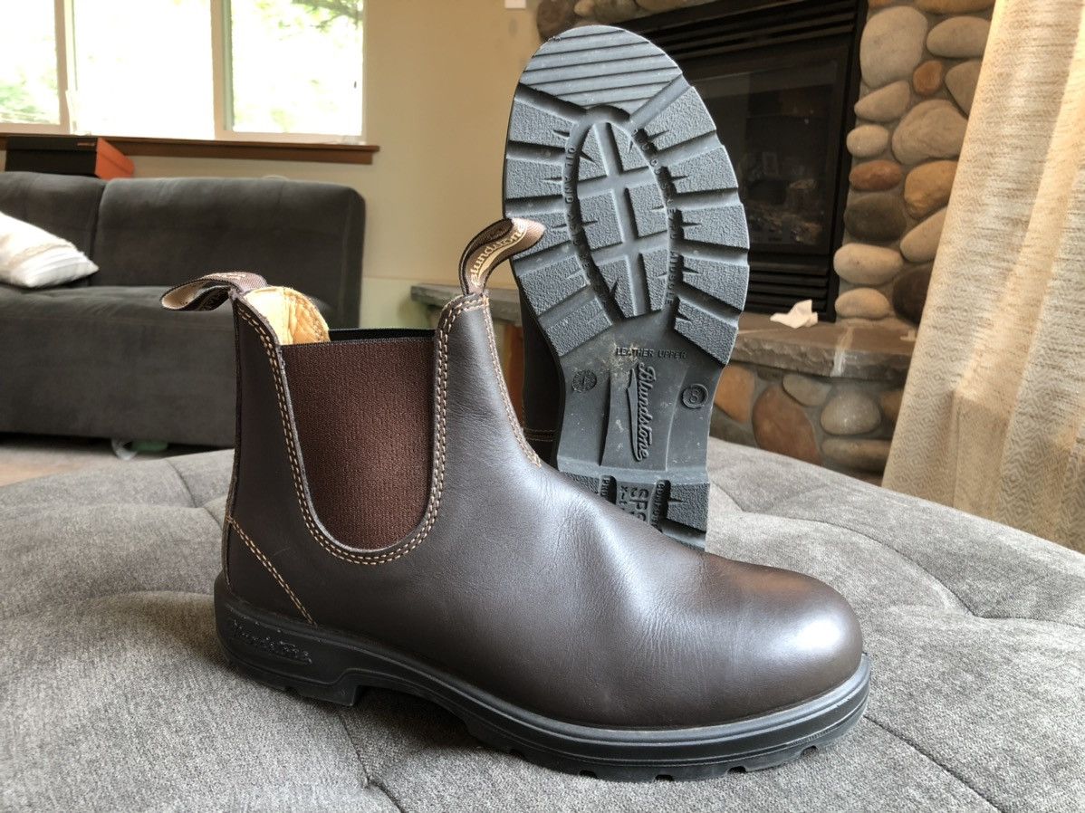 Amazon.com | Blundstone 550 Walnut Brown Leather Chelsea