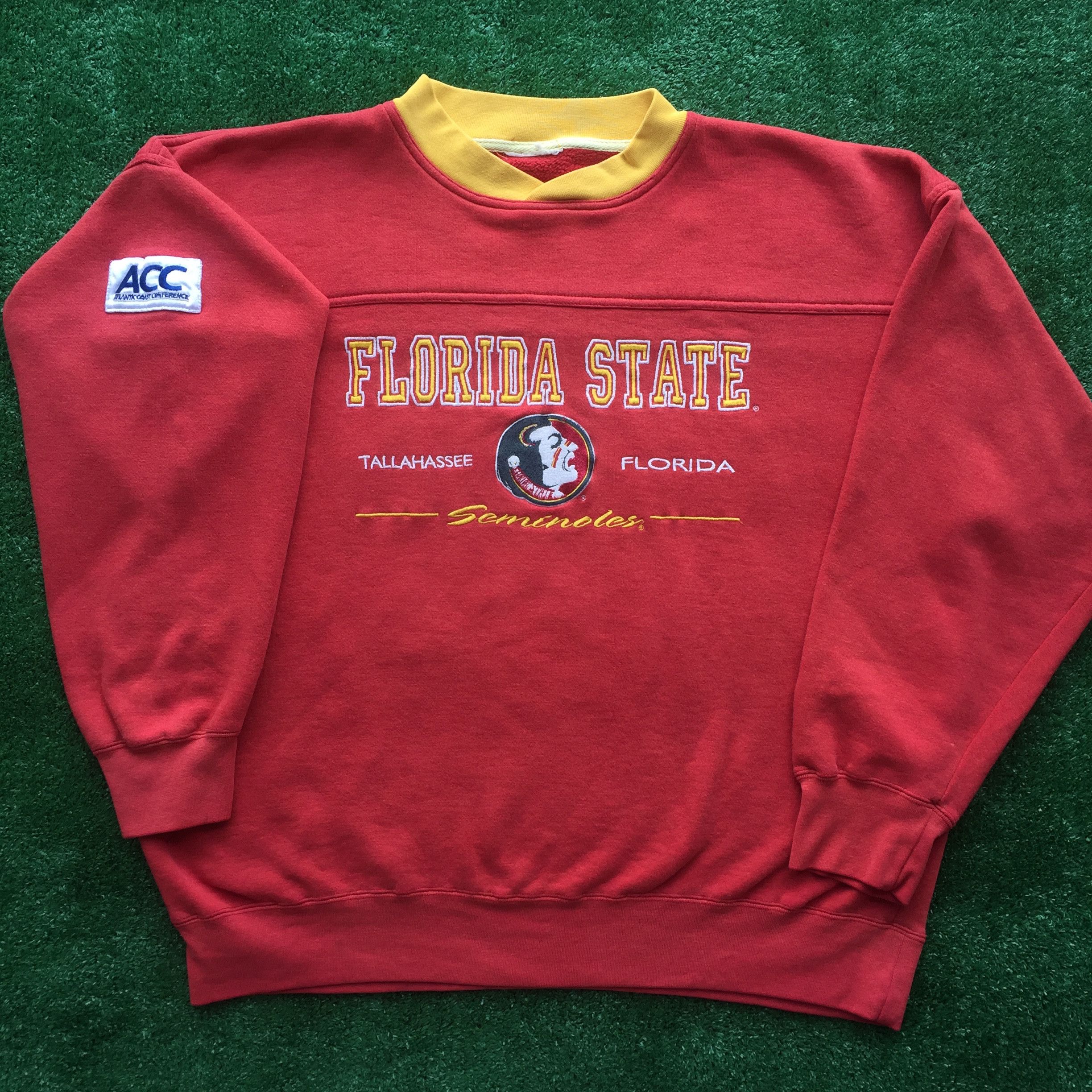 Vintage Florida State Seminoles Crewneck Sweater FSU Lee