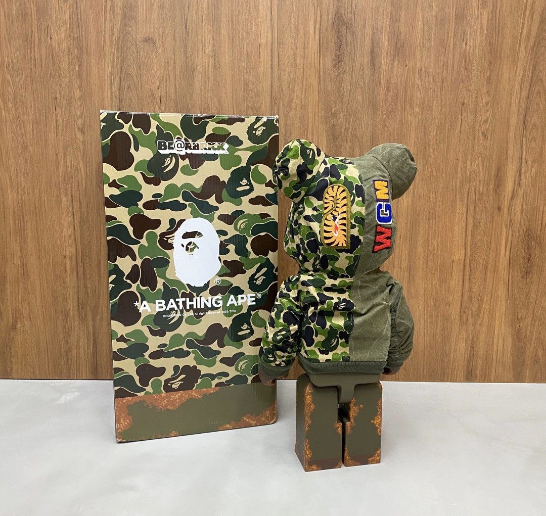 Bape × Medicom Bearbrick × READYMADE ReadymadeXbape 1000% bearbrick |  Grailed