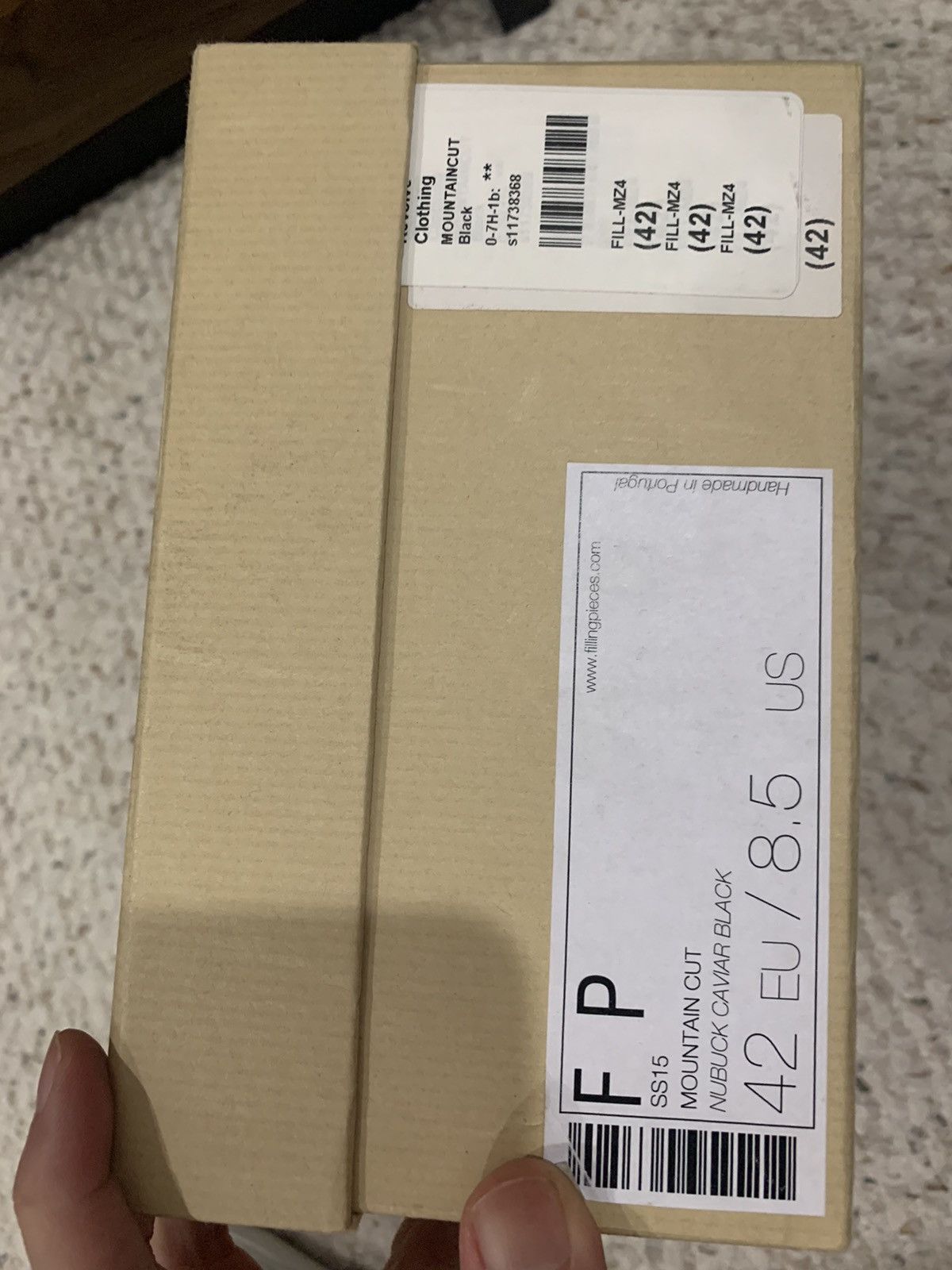 Filling Pieces Filling Pieces Mountain Cut Low stringray upper shoes ss15 Size US 8.5 / EU 41-42 - 5 Thumbnail