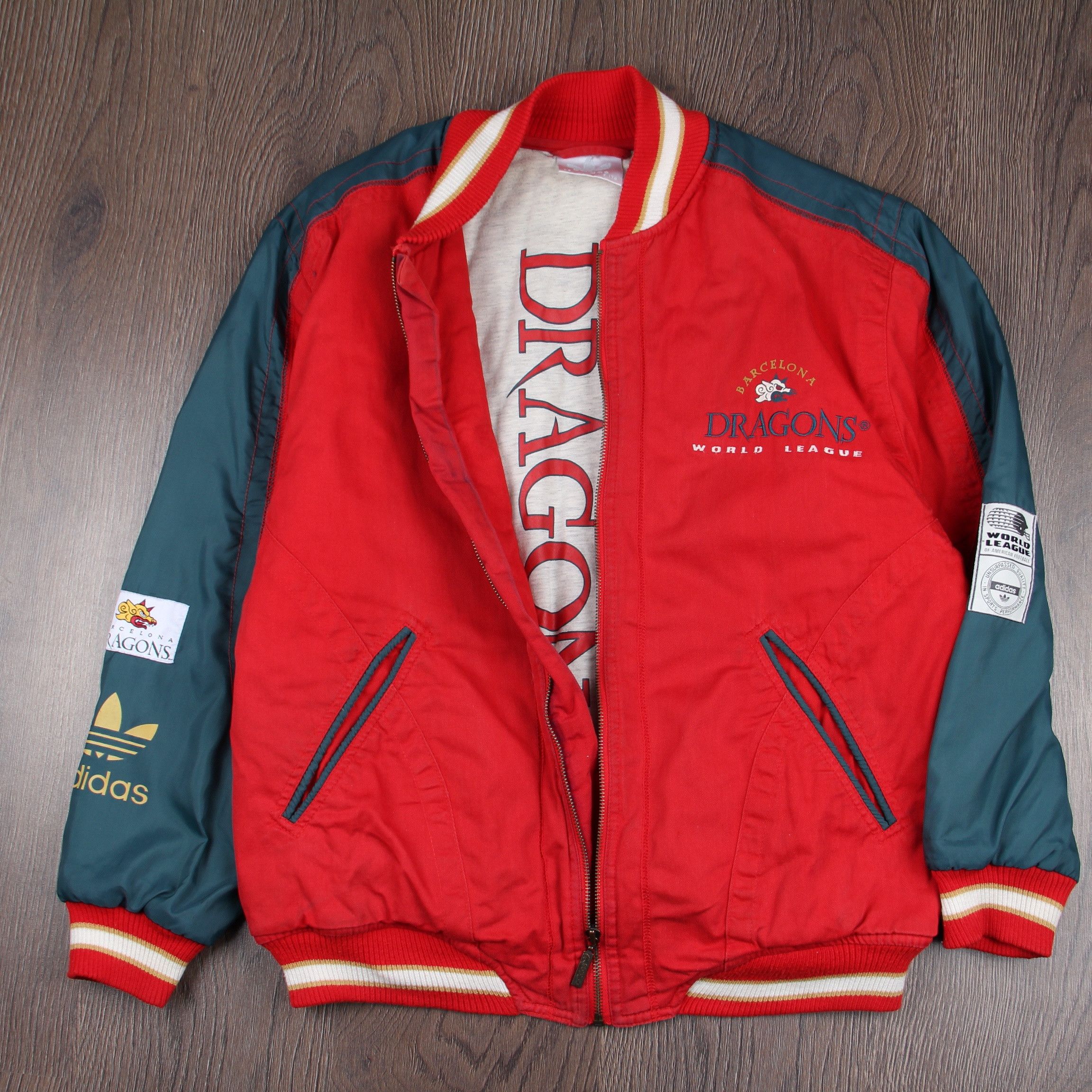 Adidas Adidas vintage Jacket barcelona Dragons league Grailed