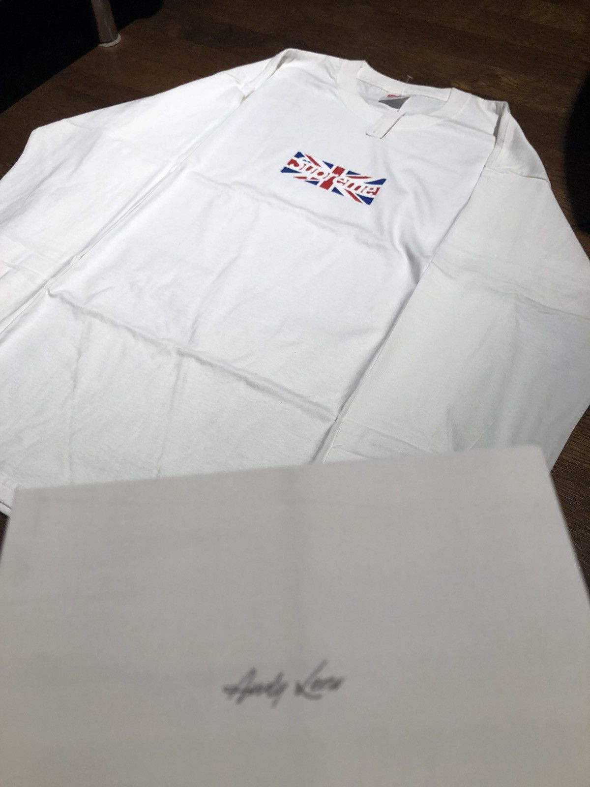 Supreme 2011 Supreme London Store Opening Union Jack Box Logo L/S