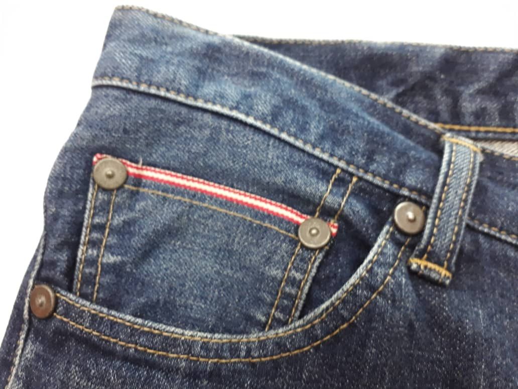 Japanese Brand Takeo Kikuchi Jeans Selvedge Denim Distressed Size US 31 - 8 Thumbnail