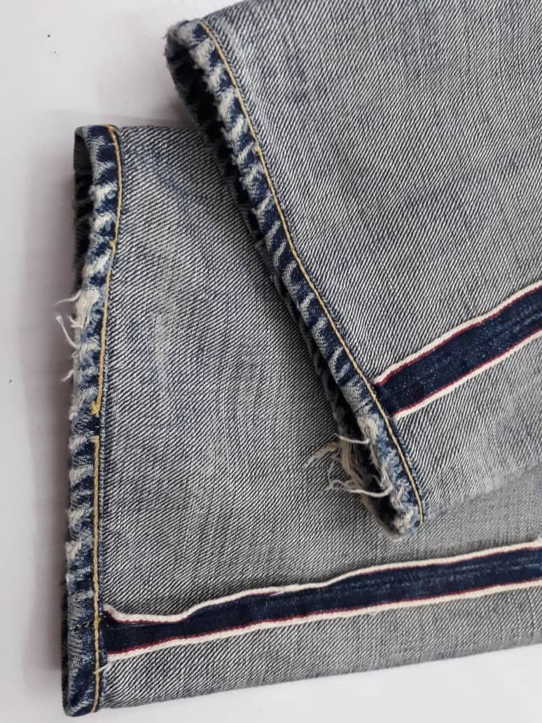 Japanese Brand Tabloid News Jeans Selvedge Denim Distressed Size US 30 / EU 46 - 17 Thumbnail