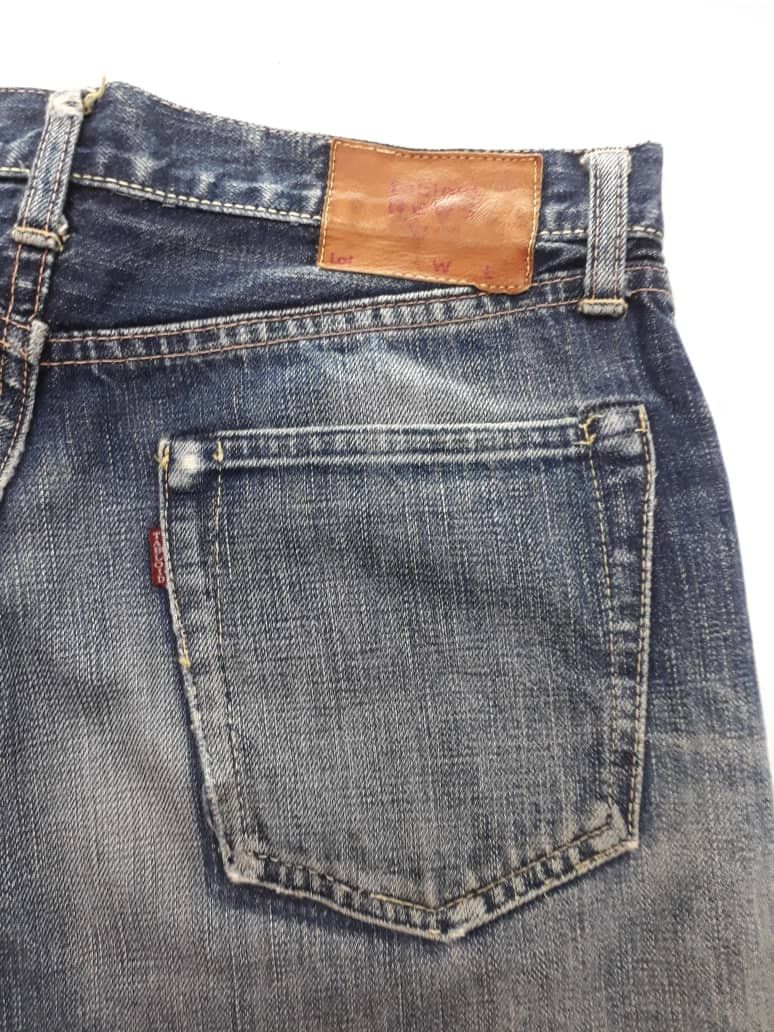 Japanese Brand Tabloid News Jeans Selvedge Denim Distressed Size US 30 / EU 46 - 19 Thumbnail