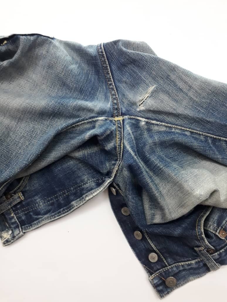 Japanese Brand Tabloid News Jeans Selvedge Denim Distressed Size US 30 / EU 46 - 5 Thumbnail