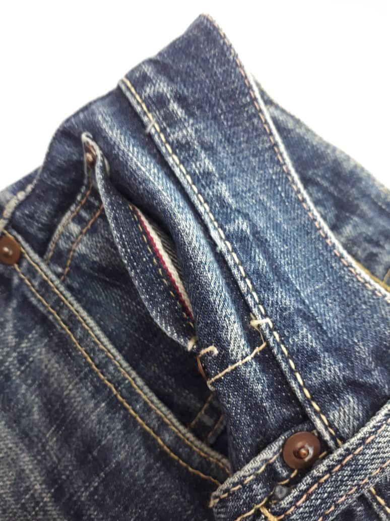 Japanese Brand Tabloid News Jeans Selvedge Denim Distressed Size US 30 / EU 46 - 7 Thumbnail