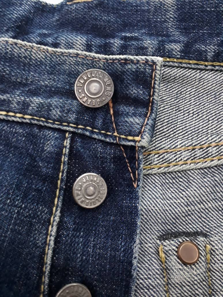 Japanese Brand Tabloid News Jeans Selvedge Denim Distressed Size US 30 / EU 46 - 9 Thumbnail