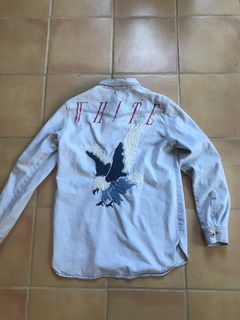 Off white nike hot sale logo eagle jacket