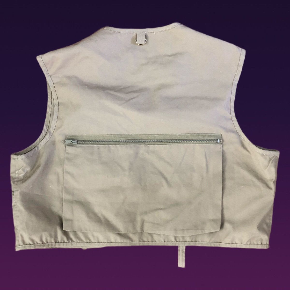 Camel × Vintage Vintage Tactical Crop Top Vest Size US L / EU 52-54 / 3 - 2 Thumbnail