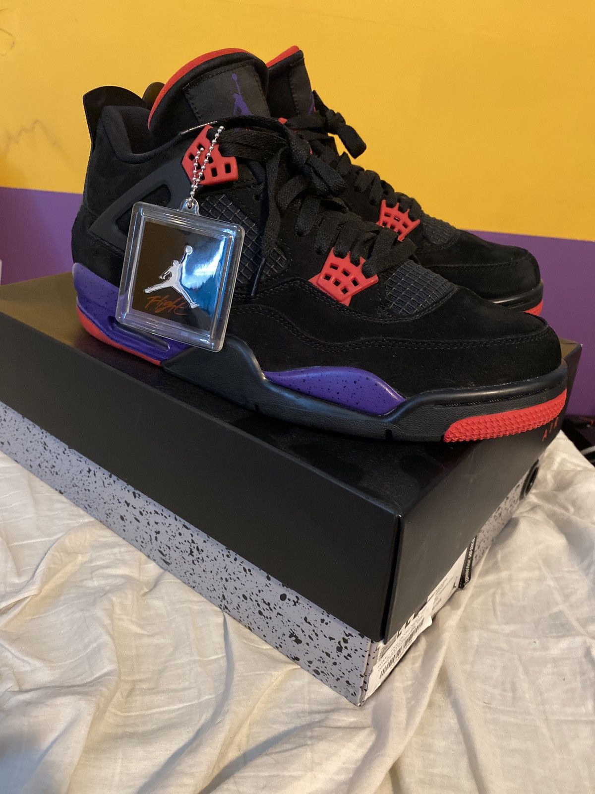 Nike Air Jordan 4 Retro NRG Raptors Drake Signature | Grailed