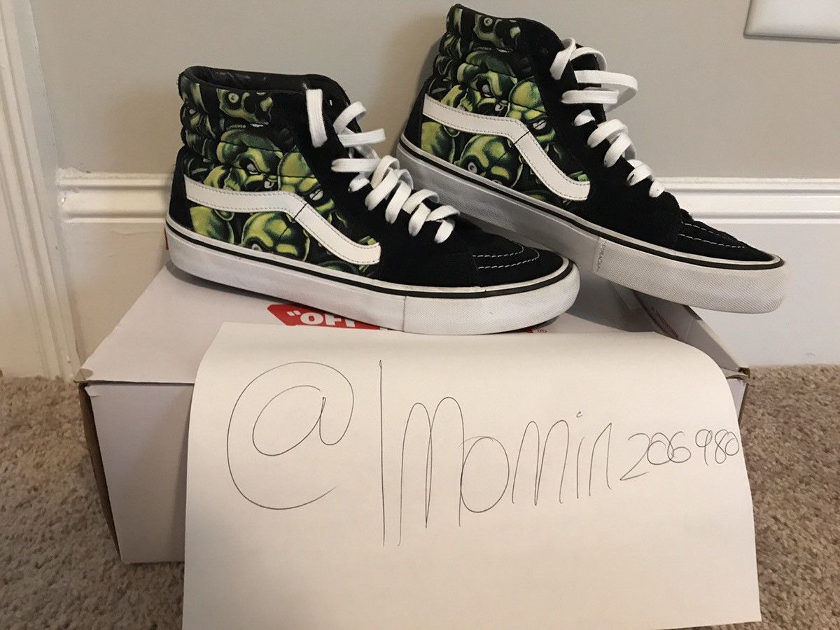Vans x Supreme Skull Pile Sk8 Hi size 9.5 Footwear