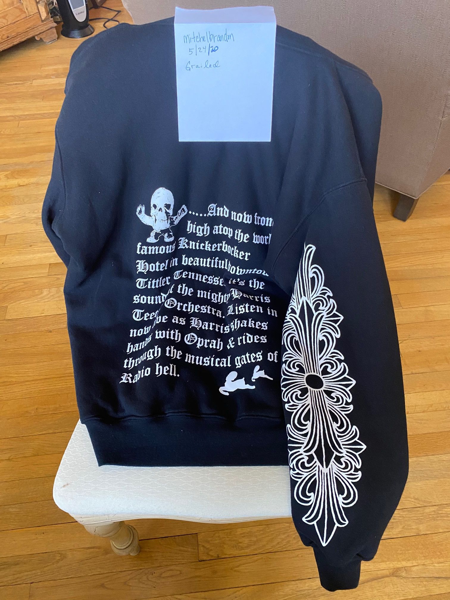 在庫わずか◆送料込【Chrome Hearts】Foti Harris zip フーディ Chrome Hearts Foti Zip-Up Hoodie – Justin Reed