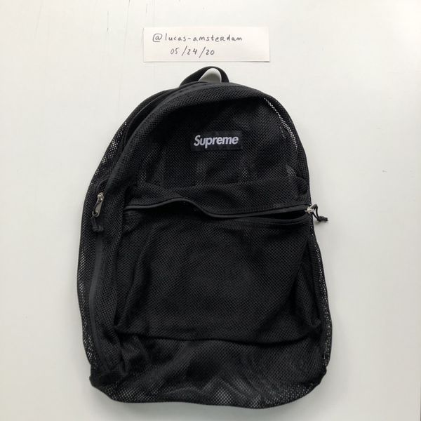 Supreme SS16 Black Backpack - 1s0s5oles