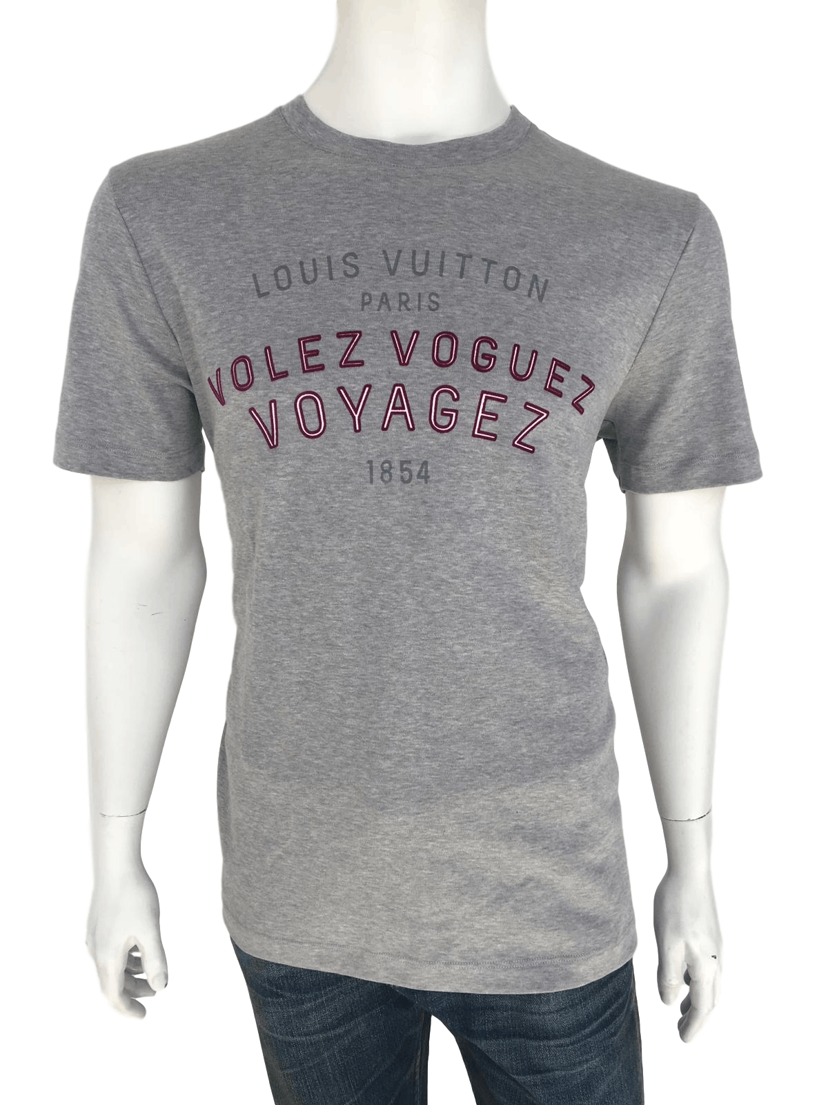 Louis Vuitton Authentic Louis Vuitton Volez Voguez Voyagez T-Shirt Size US L / EU 52-54 / 3 - 1 Thumbnail