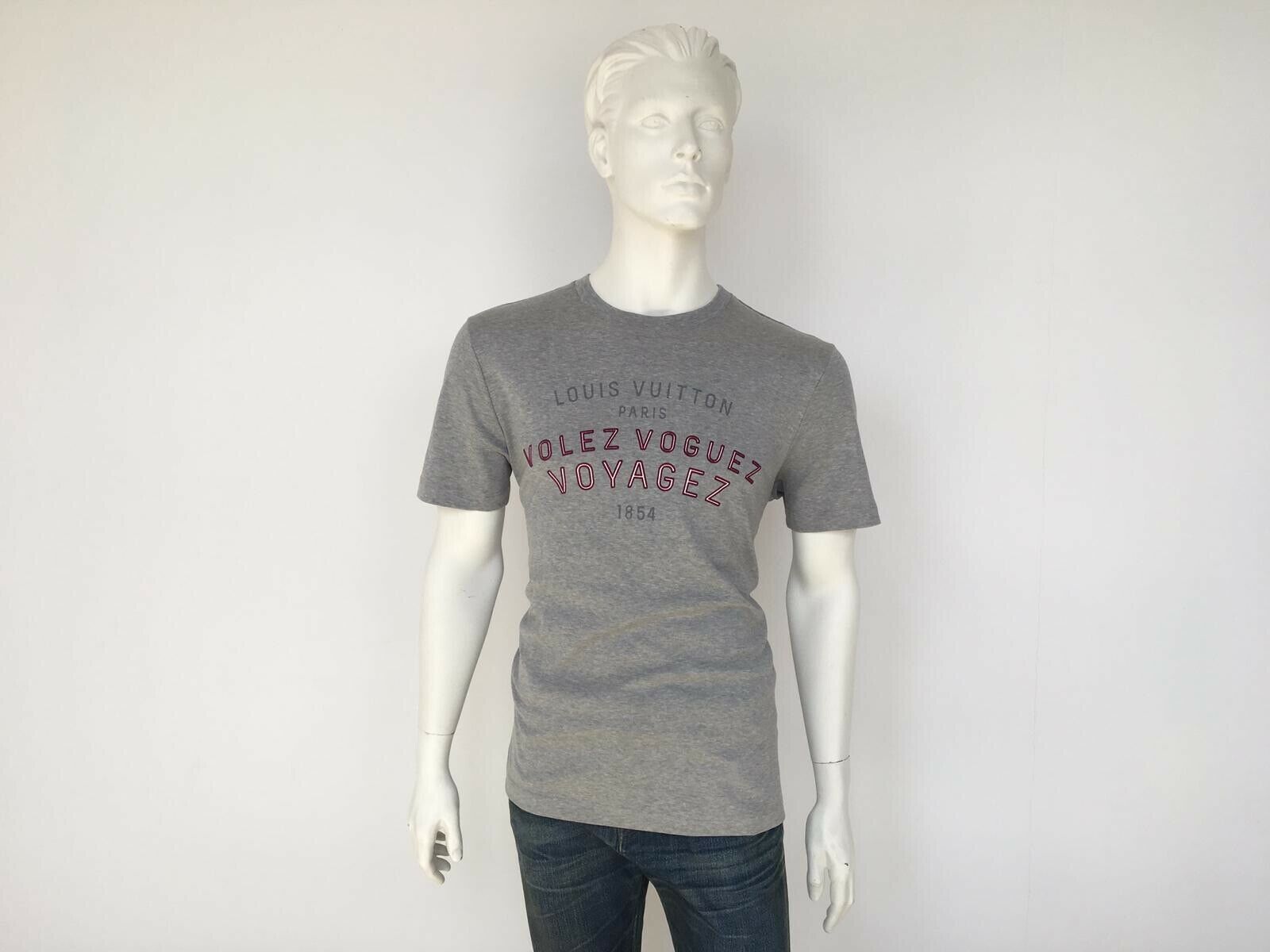 Louis Vuitton Authentic Louis Vuitton Volez Voguez Voyagez T-Shirt Size US L / EU 52-54 / 3 - 5 Thumbnail