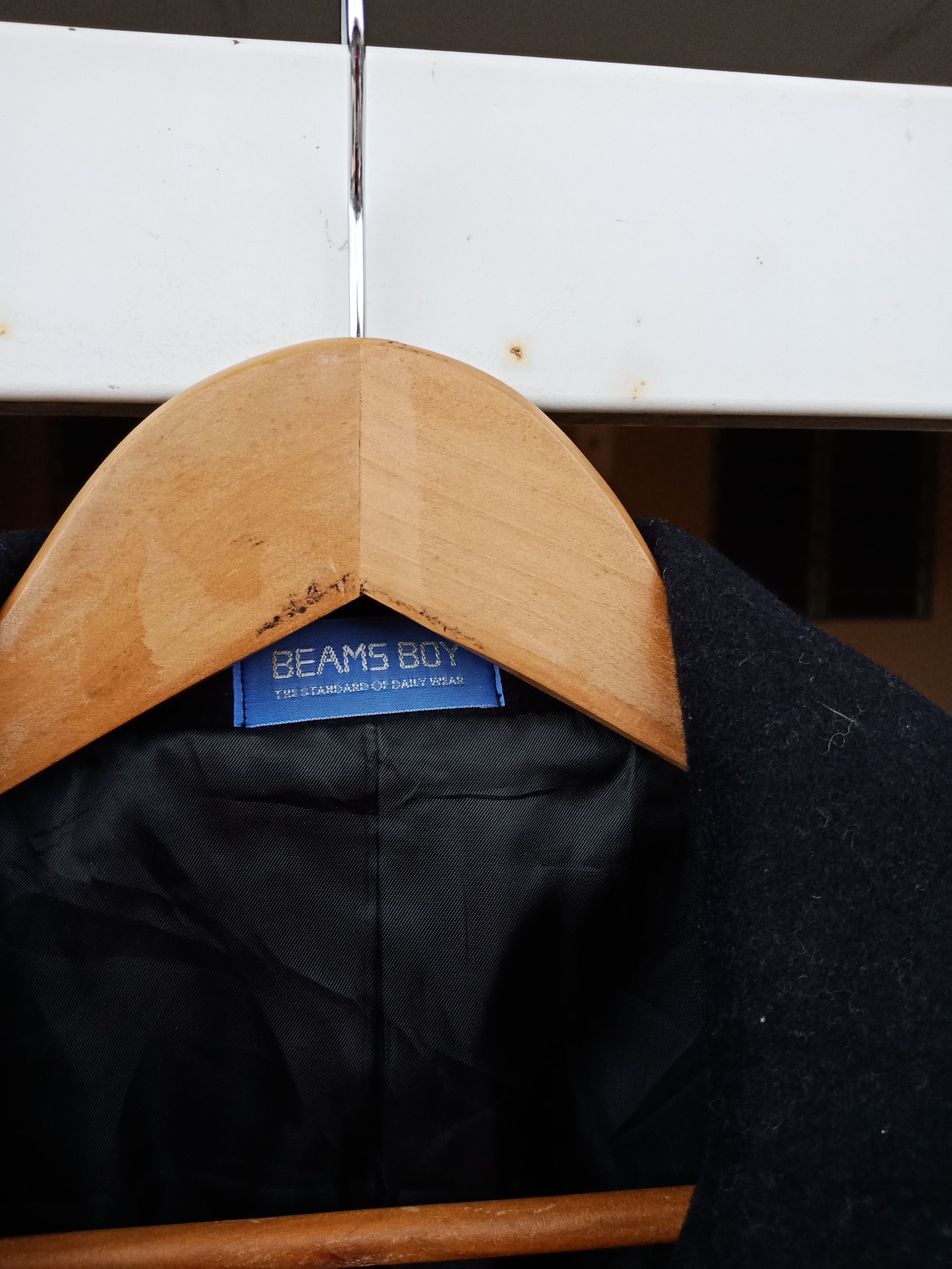 Beams Boy Wool Black Jacket