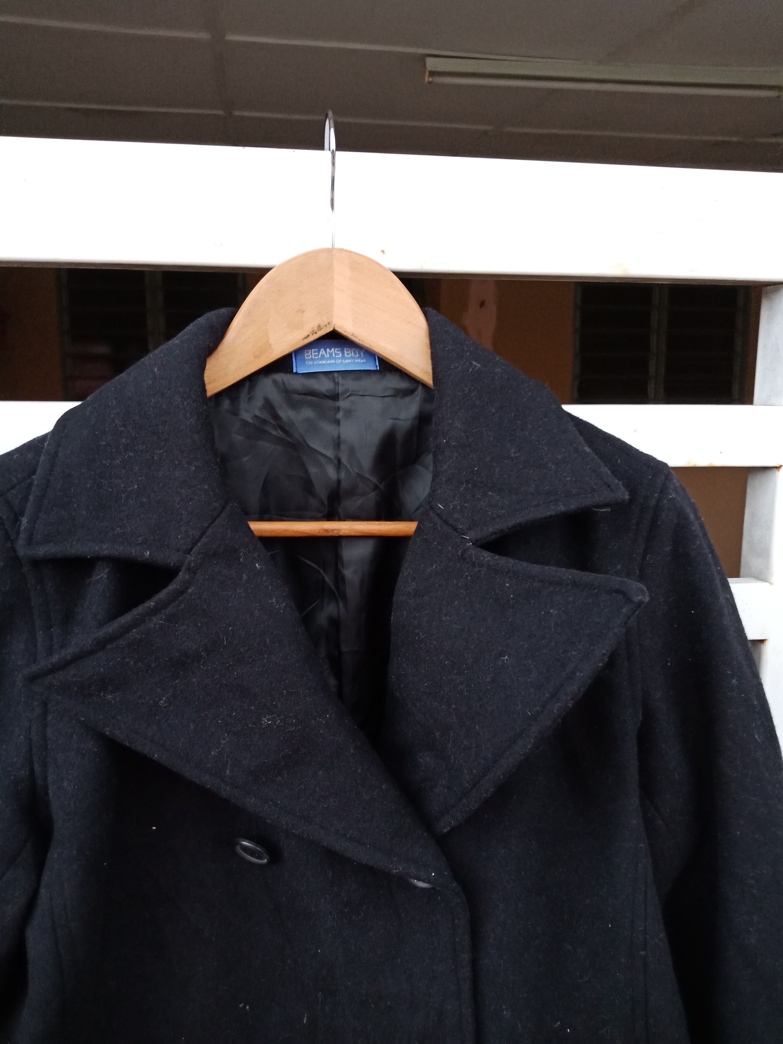 Beams Boy Wool Black Jacket