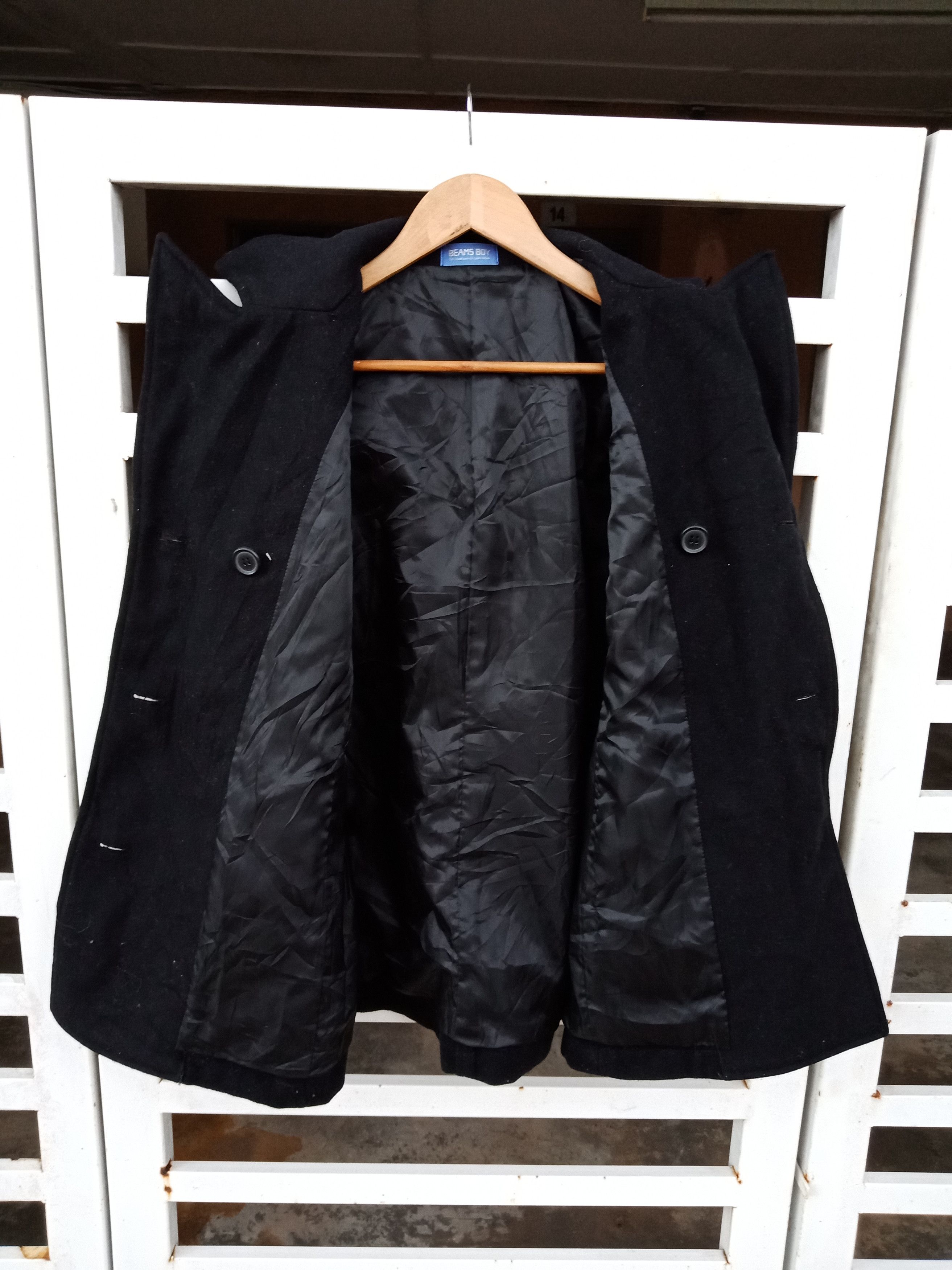 Beams Boy Wool Black Jacket