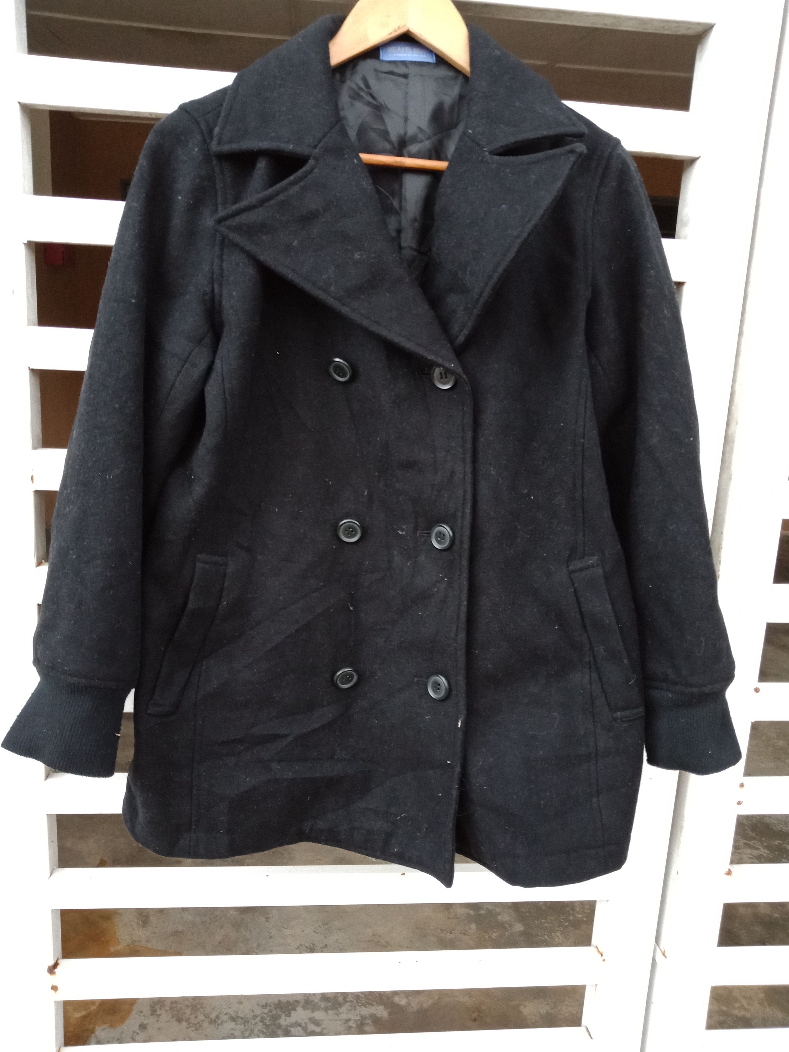 Beams Boy Wool Black Jacket